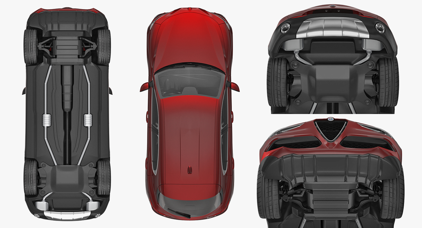 3D Alfa Romeo Stelvio 2017 model