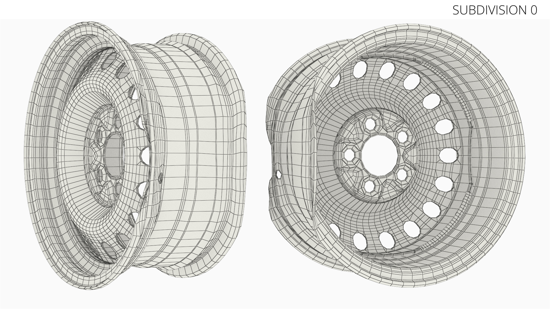 Damaged Automotive Rim Old, view 8