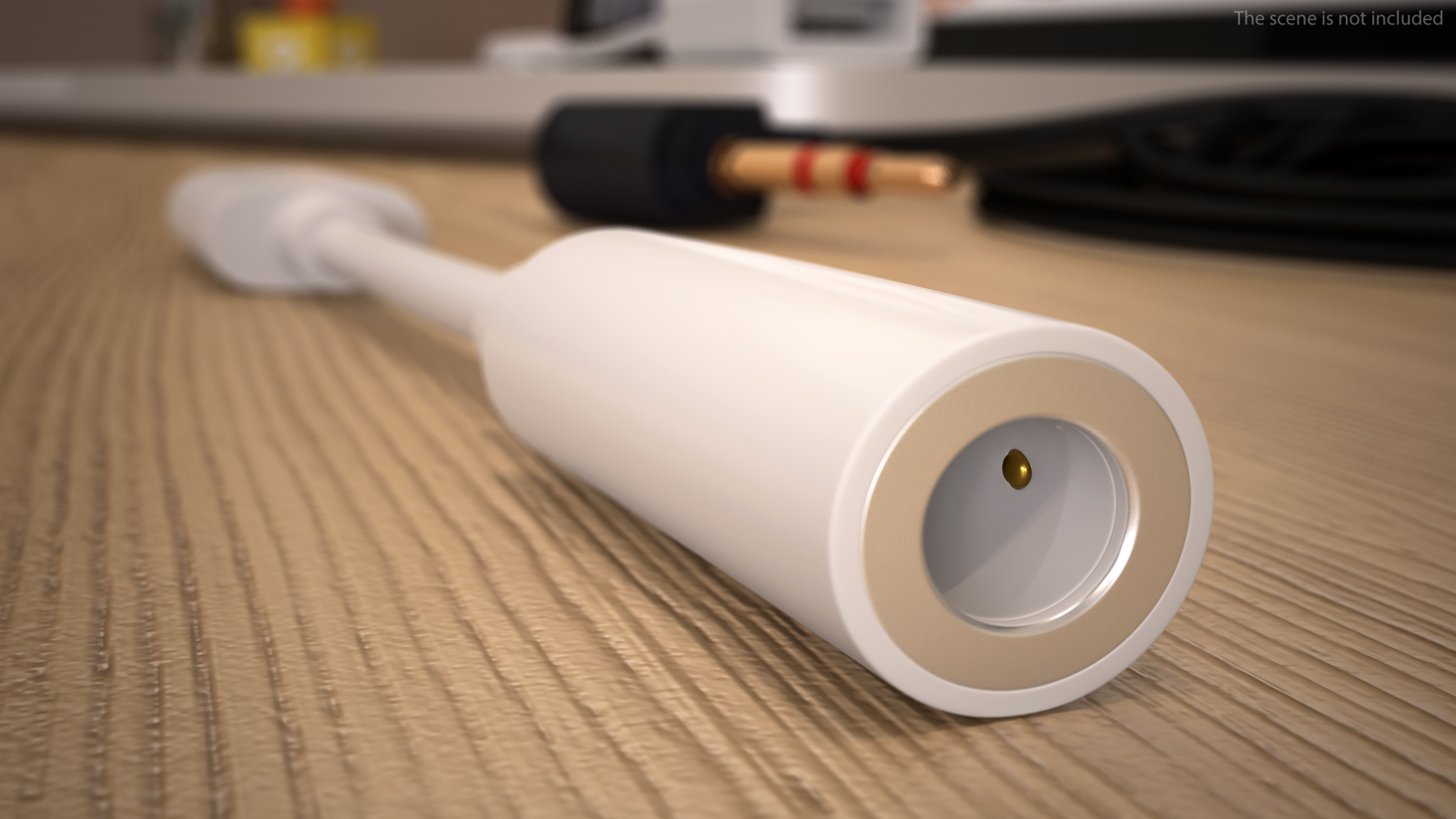 3D USB Type C to 3.5 mm Headphone Jack Adapter model