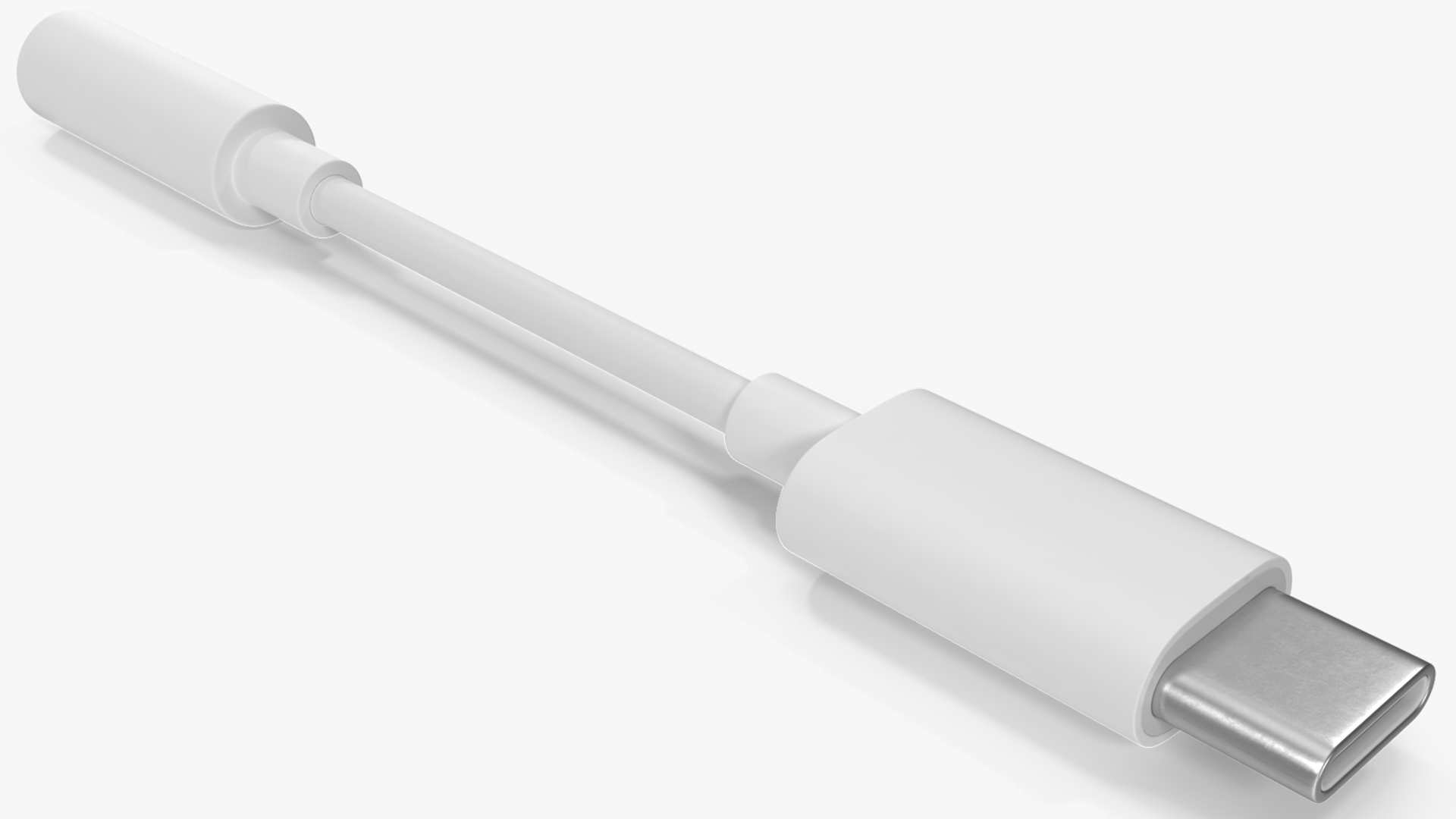 3D USB Type C to 3.5 mm Headphone Jack Adapter model