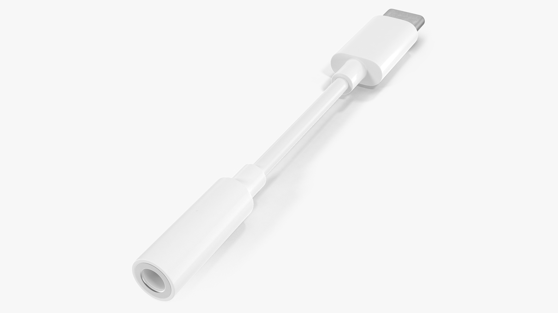 3D USB Type C to 3.5 mm Headphone Jack Adapter model