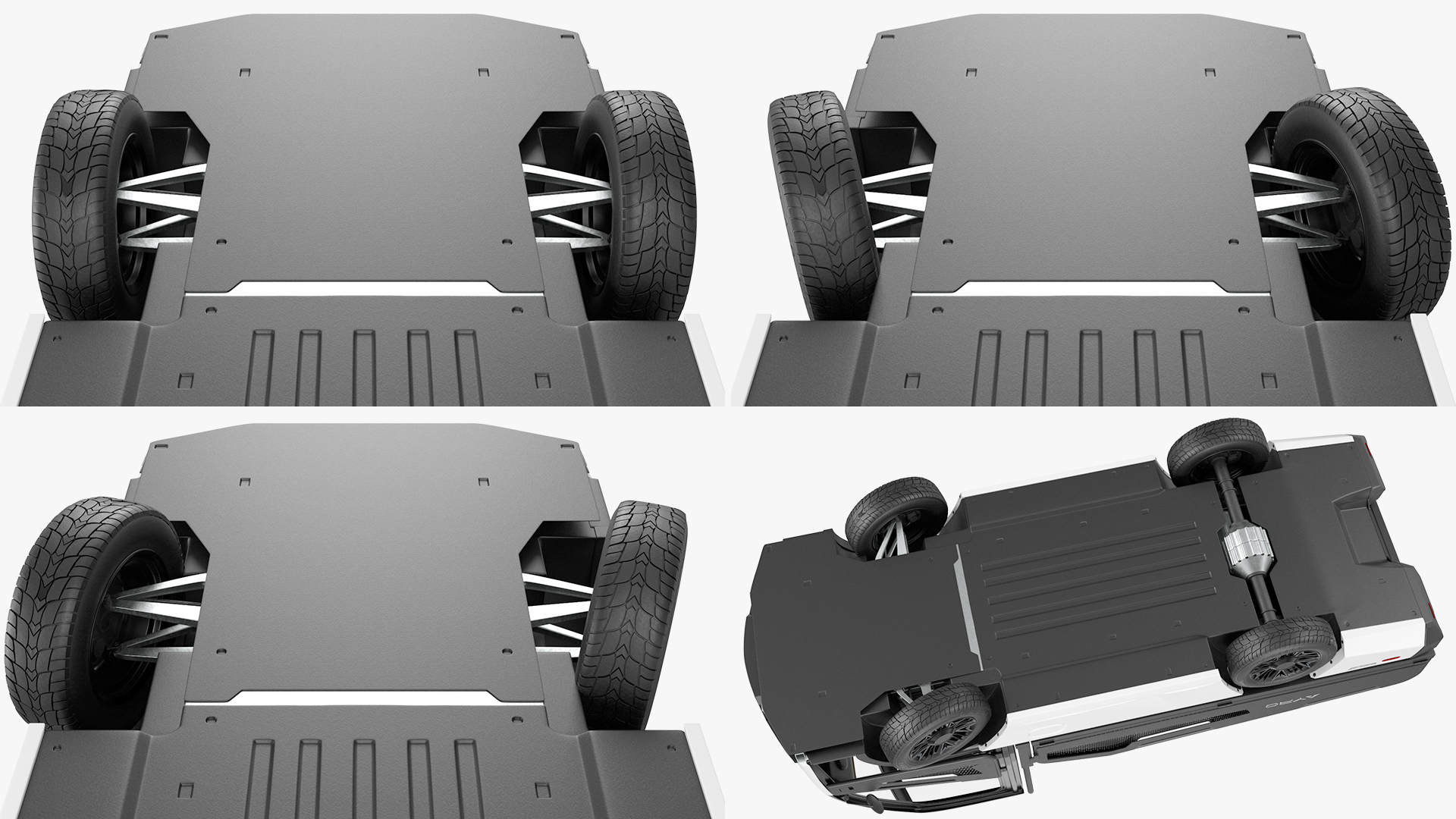AYRO Vanish Electric Mini Truck Pickup Bed Rigged 3D model