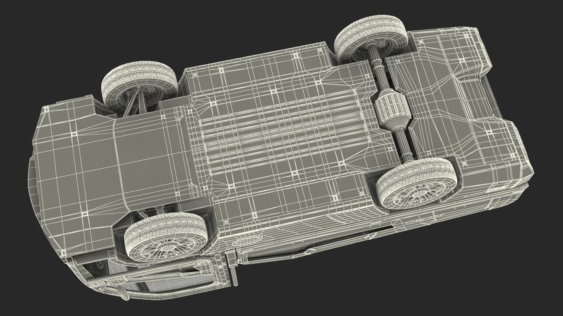 AYRO Vanish Electric Mini Truck Pickup Bed Rigged 3D model