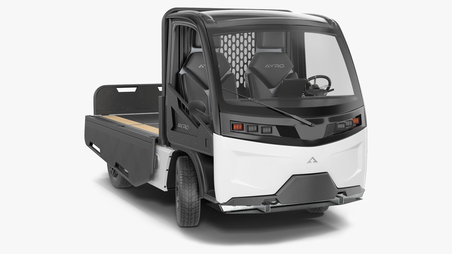 AYRO Vanish Electric Mini Truck Pickup Bed Rigged 3D model