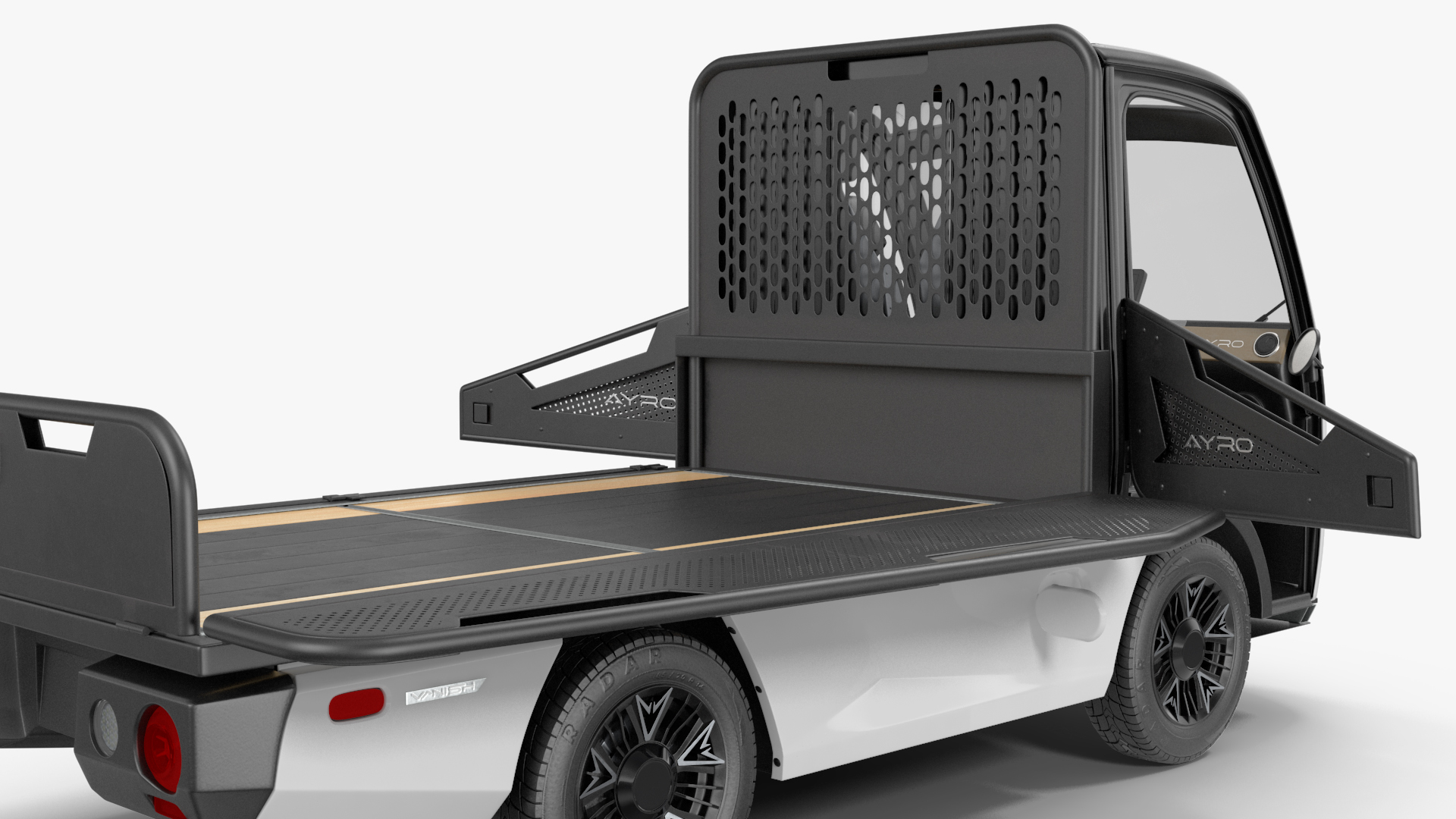 AYRO Vanish Electric Mini Truck Pickup Bed Rigged 3D model
