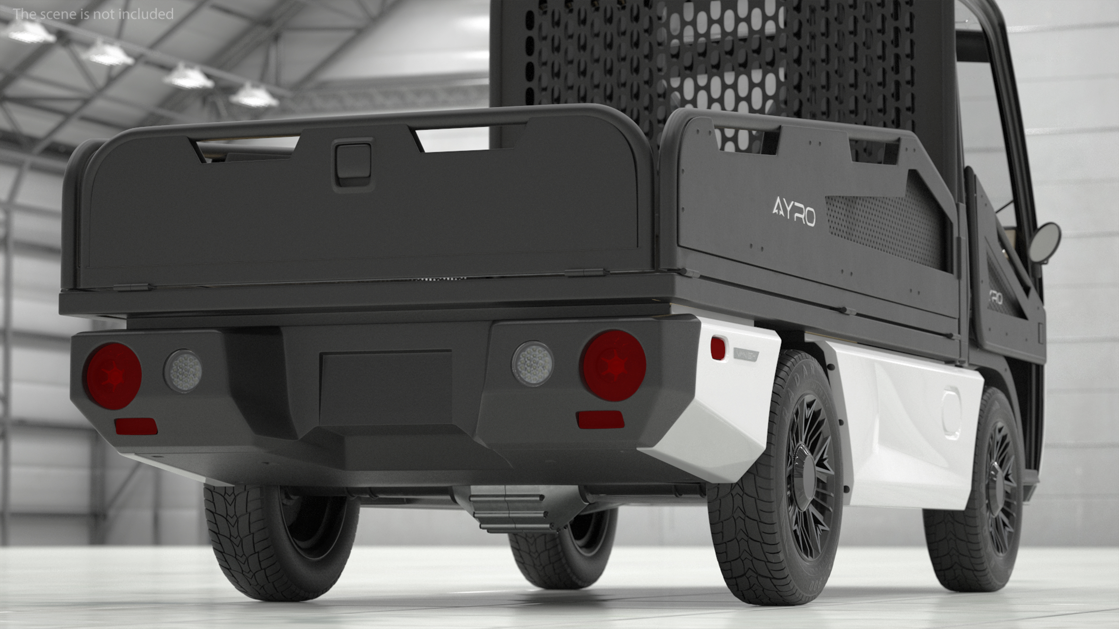 AYRO Vanish Electric Mini Truck Pickup Bed Rigged 3D model