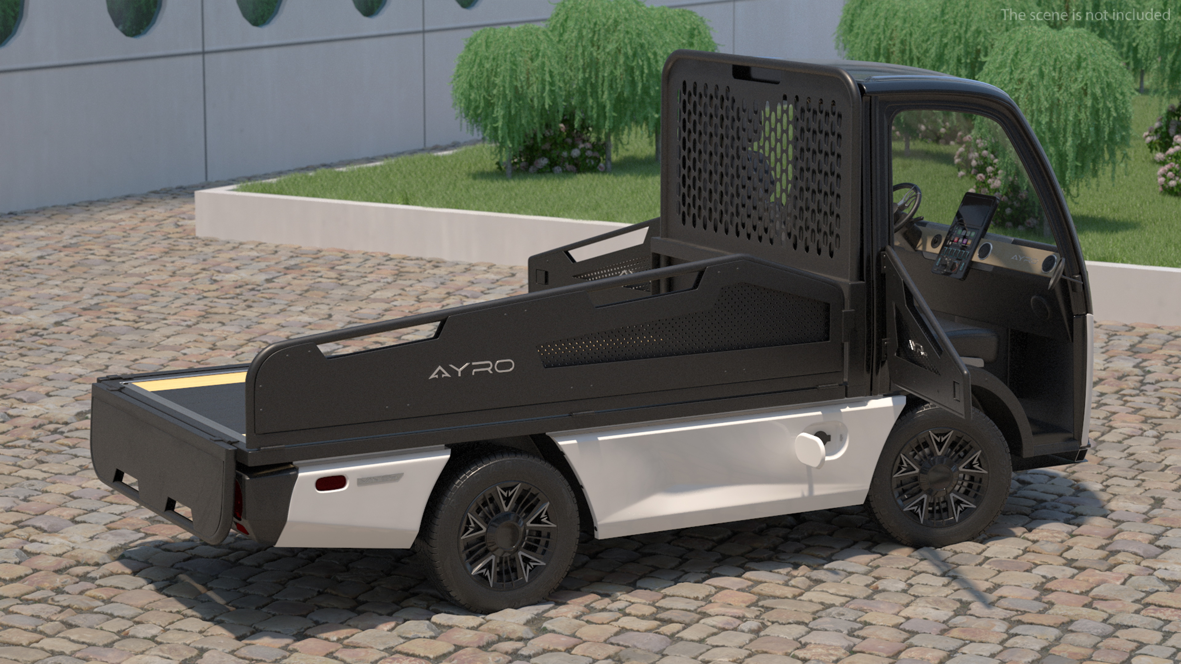 AYRO Vanish Electric Mini Truck Pickup Bed Rigged 3D model