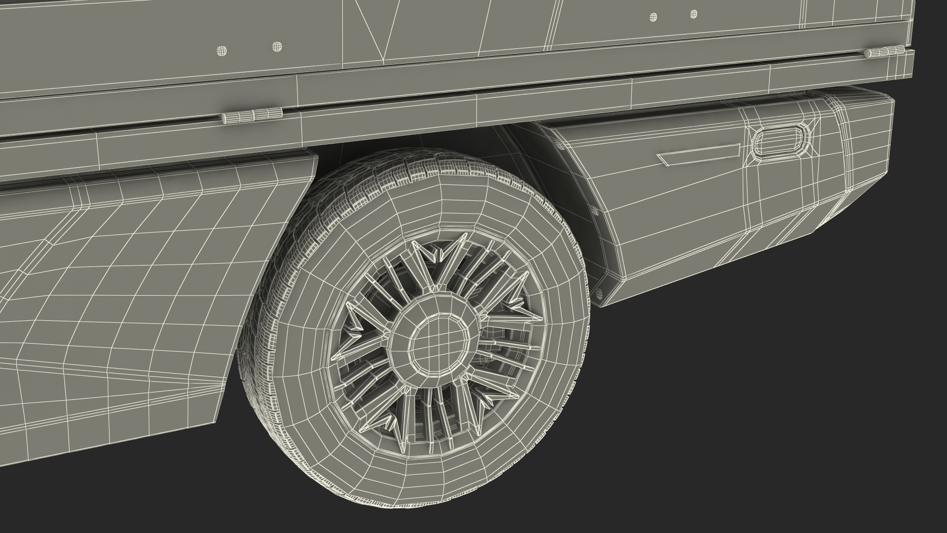 AYRO Vanish Electric Mini Truck Pickup Bed Rigged 3D model