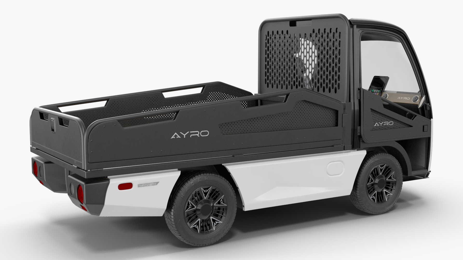 AYRO Vanish Electric Mini Truck Pickup Bed Rigged 3D model