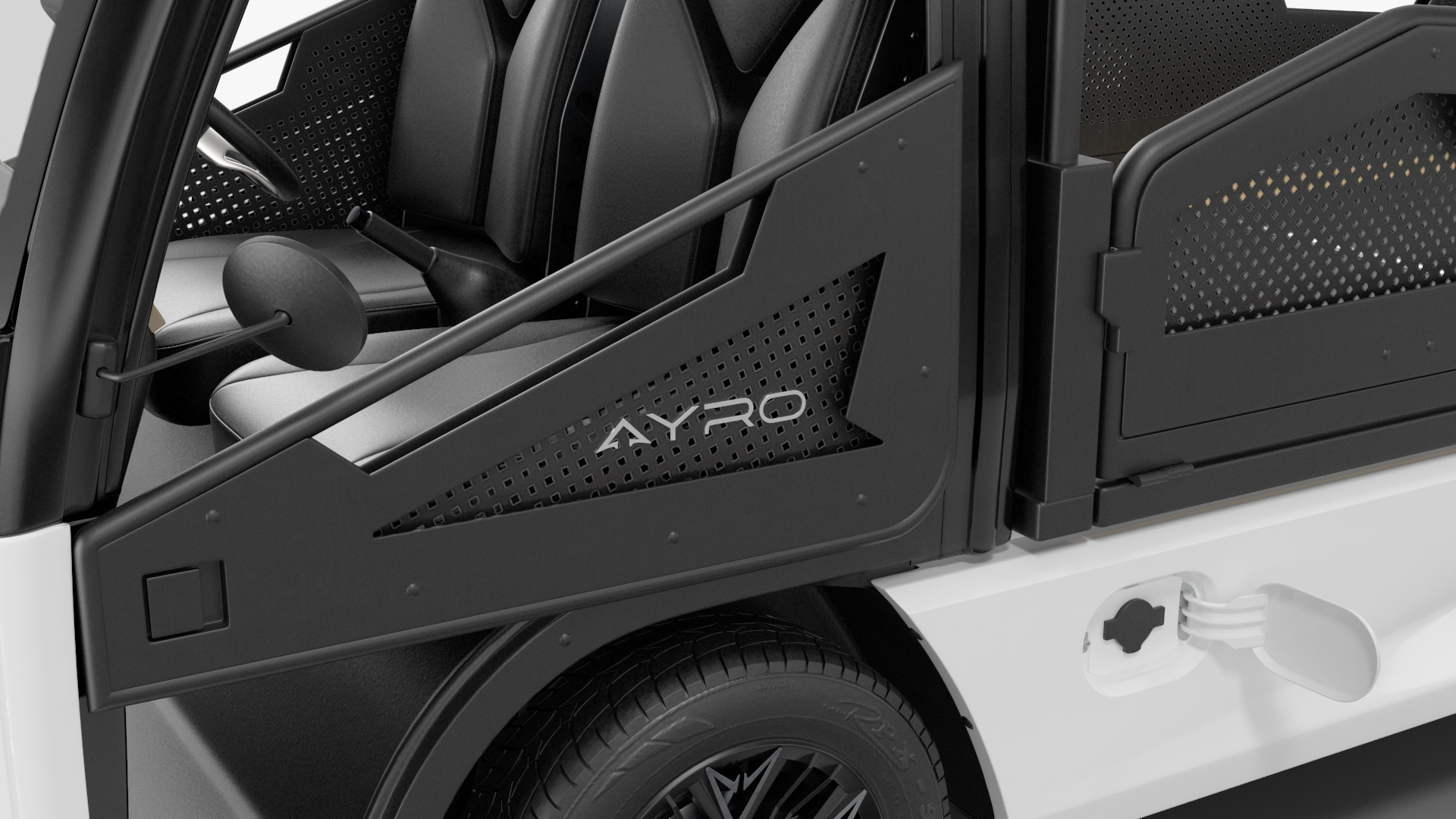 AYRO Vanish Electric Mini Truck Pickup Bed Rigged 3D model