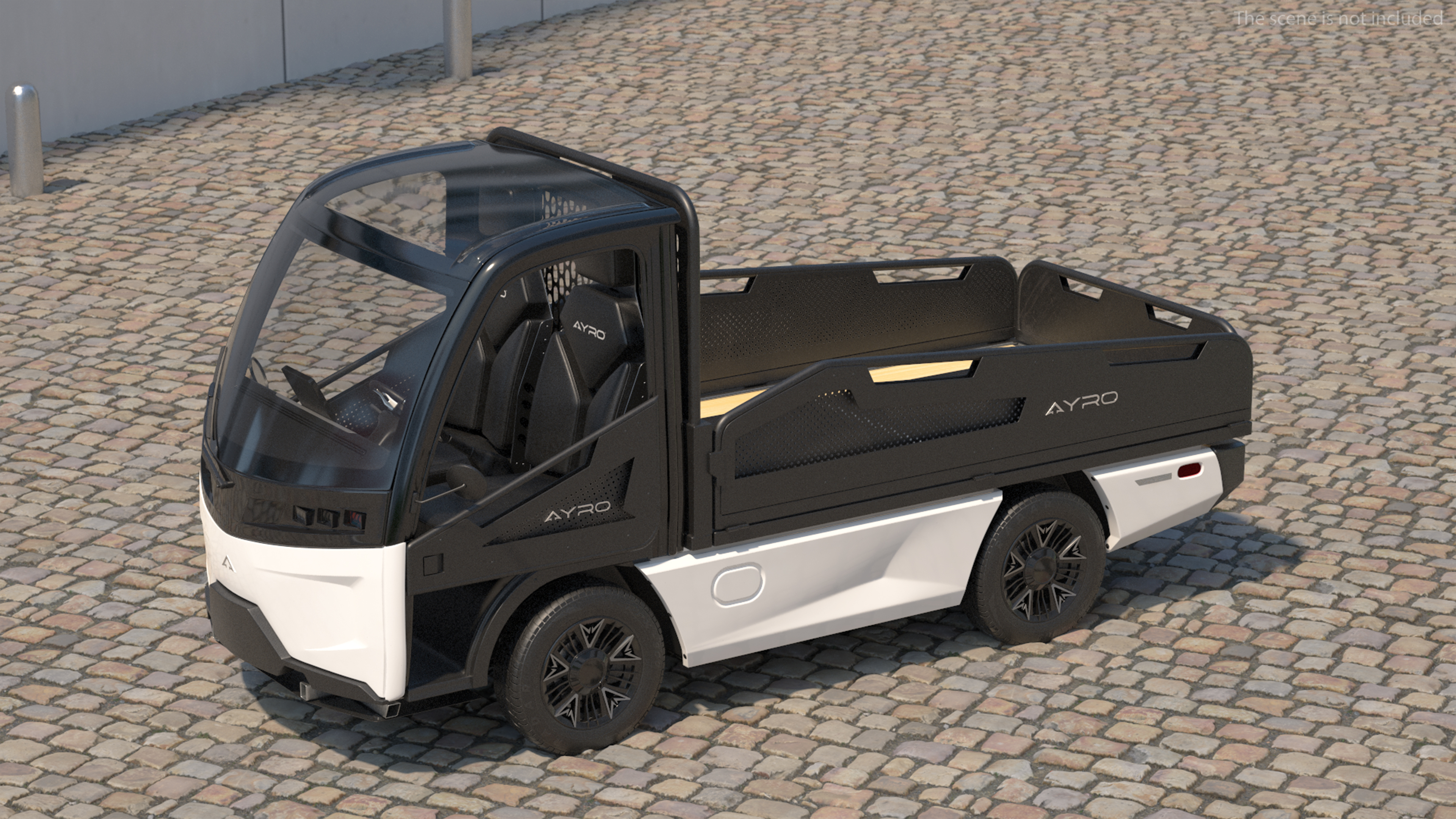 AYRO Vanish Electric Mini Truck Pickup Bed Rigged 3D model