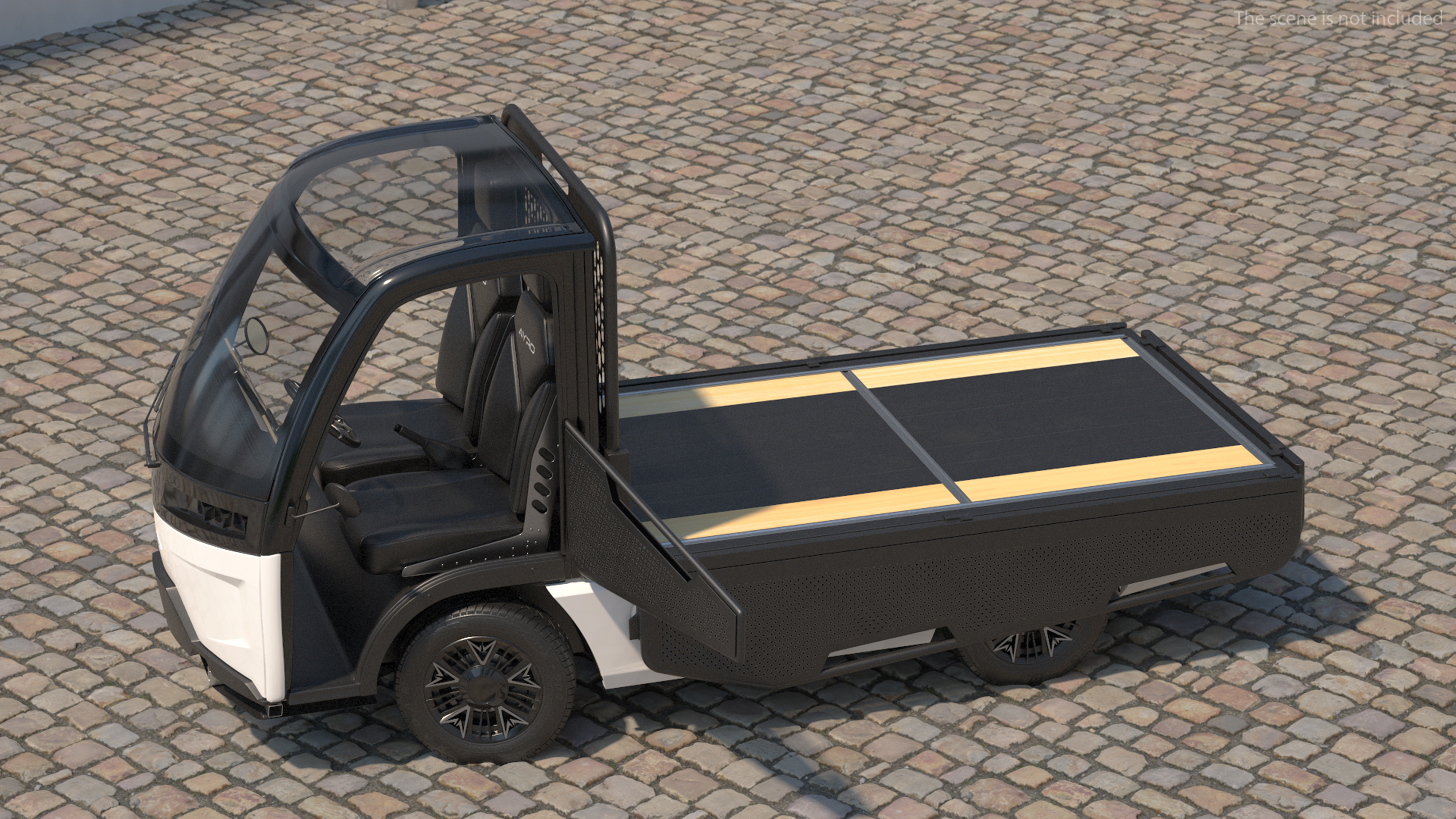 AYRO Vanish Electric Mini Truck Pickup Bed Rigged 3D model
