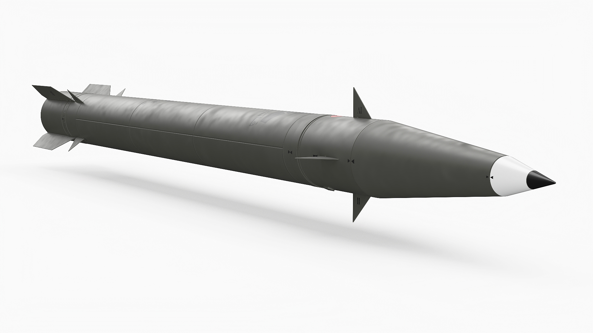 3D Fateh-110 Tactical Strike Missile model