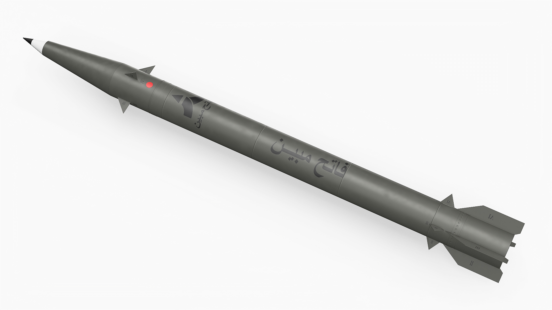 3D Fateh-110 Tactical Strike Missile model