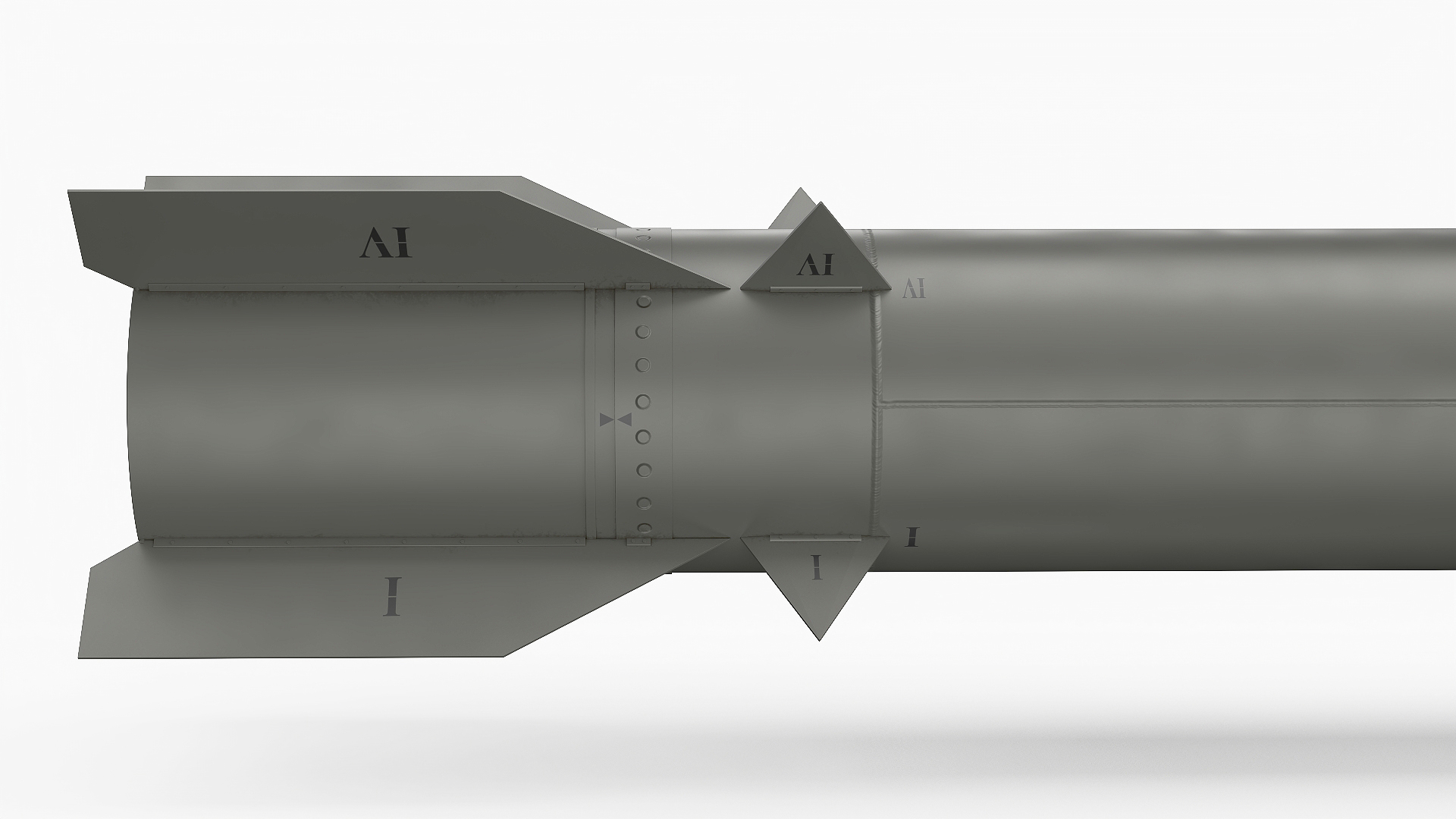 3D Fateh-110 Tactical Strike Missile model