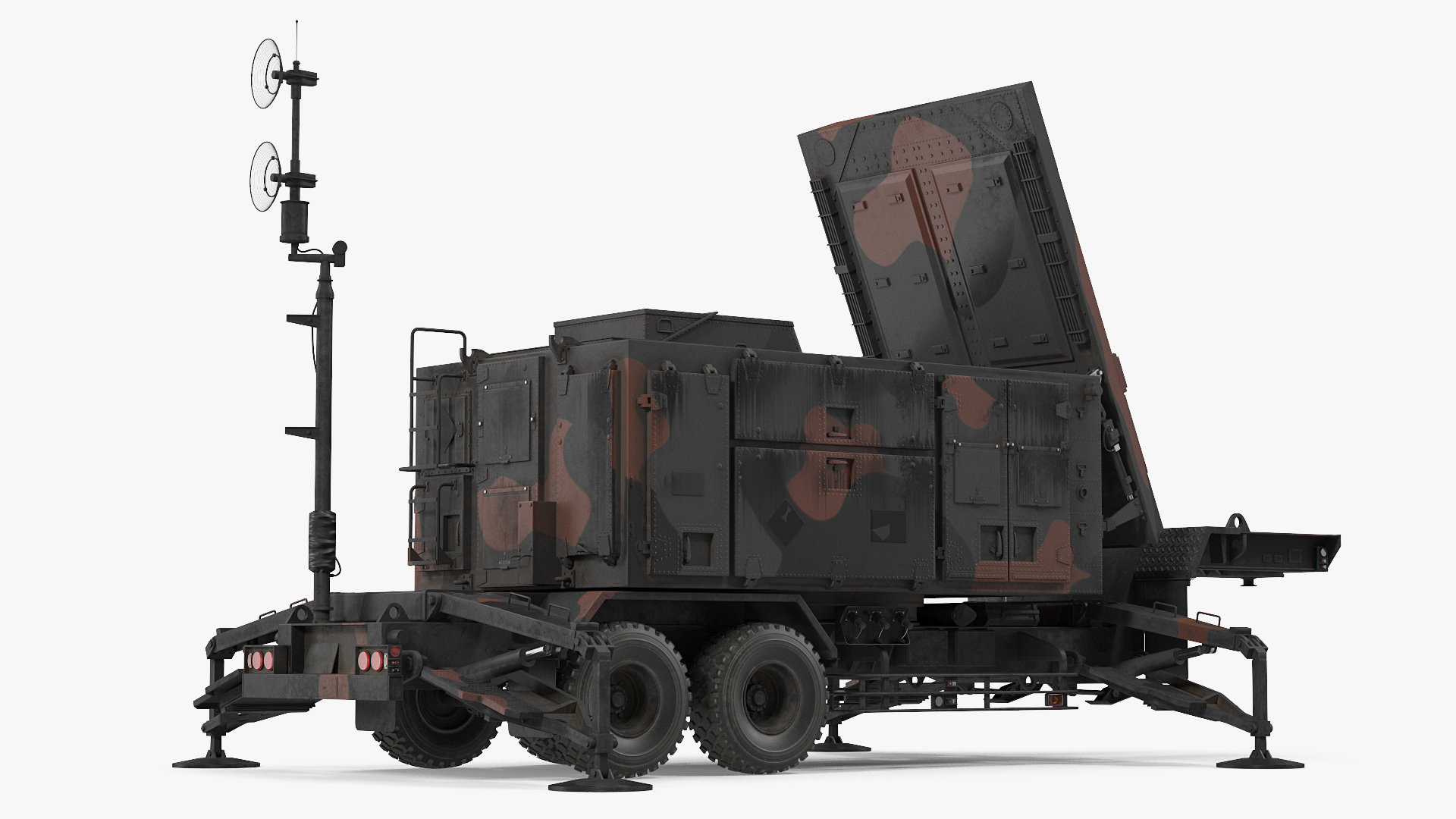 3D Camouflage Patriot AN MPQ53 Radar model