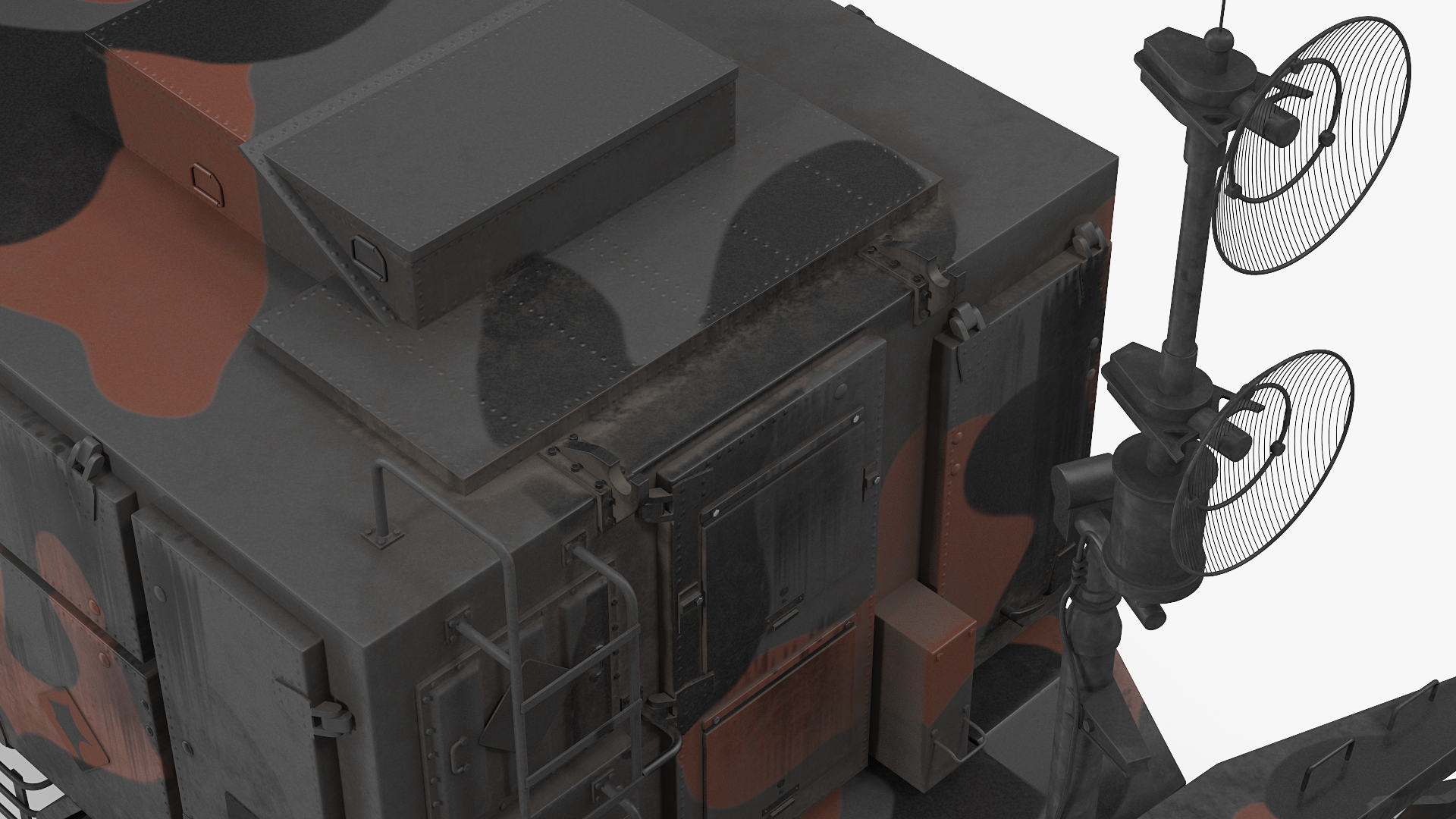 3D Camouflage Patriot AN MPQ53 Radar model