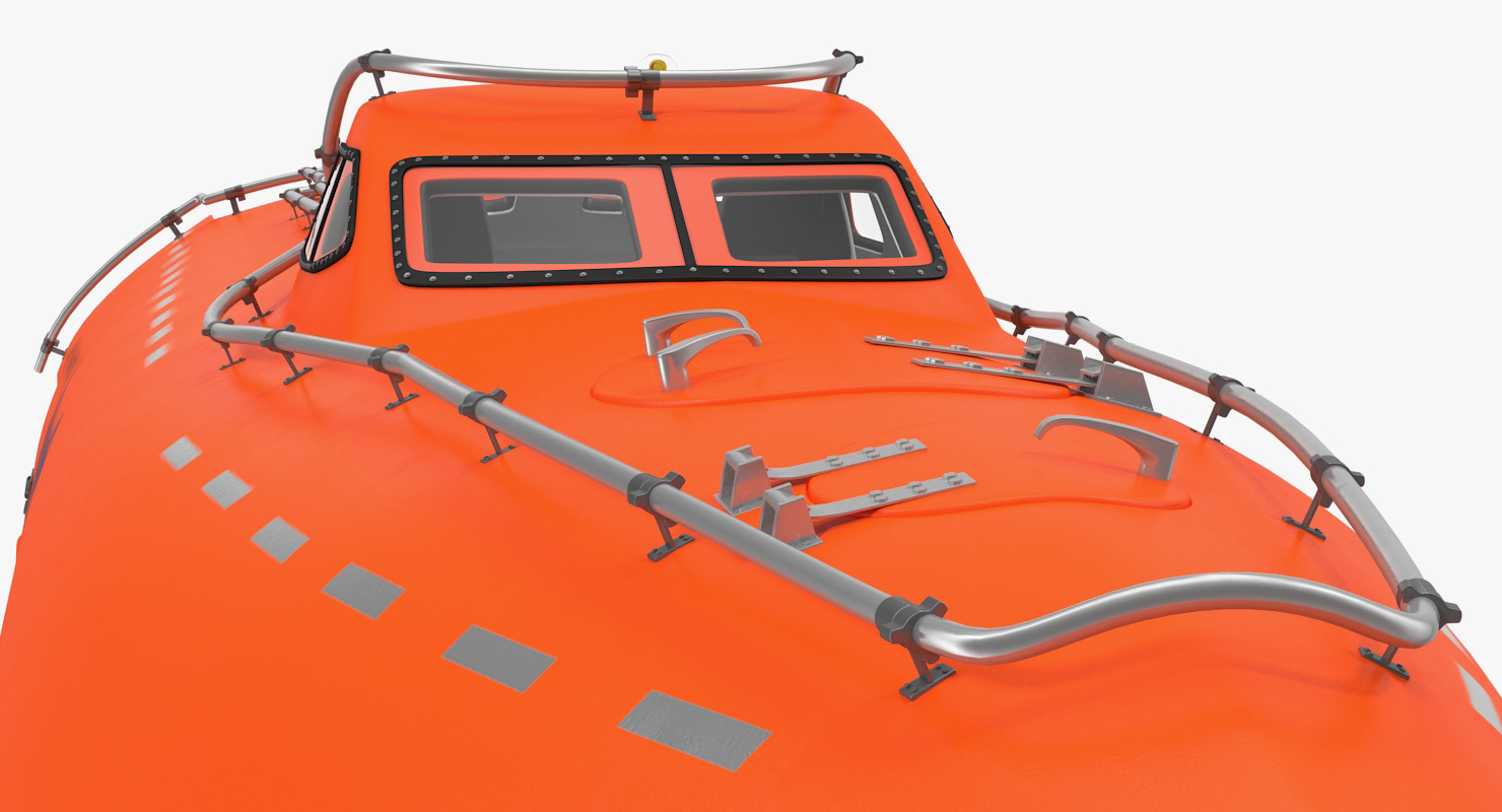 3D model Electric Powered Lifeboat