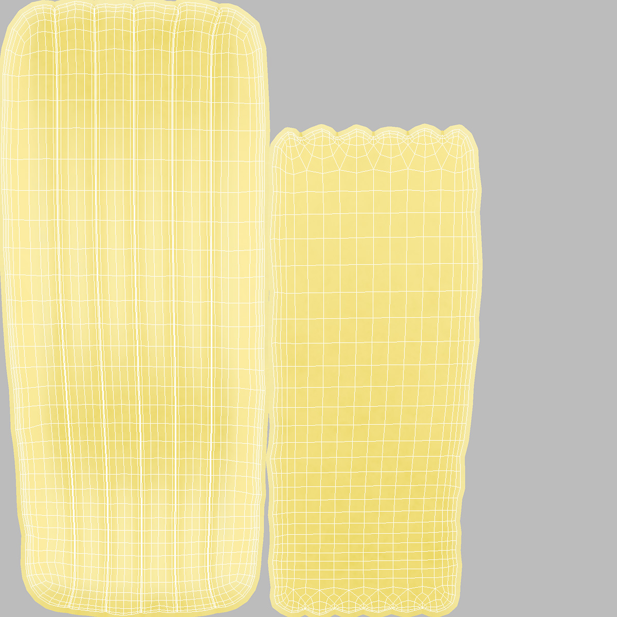 3D model Slice of Butter with Curl