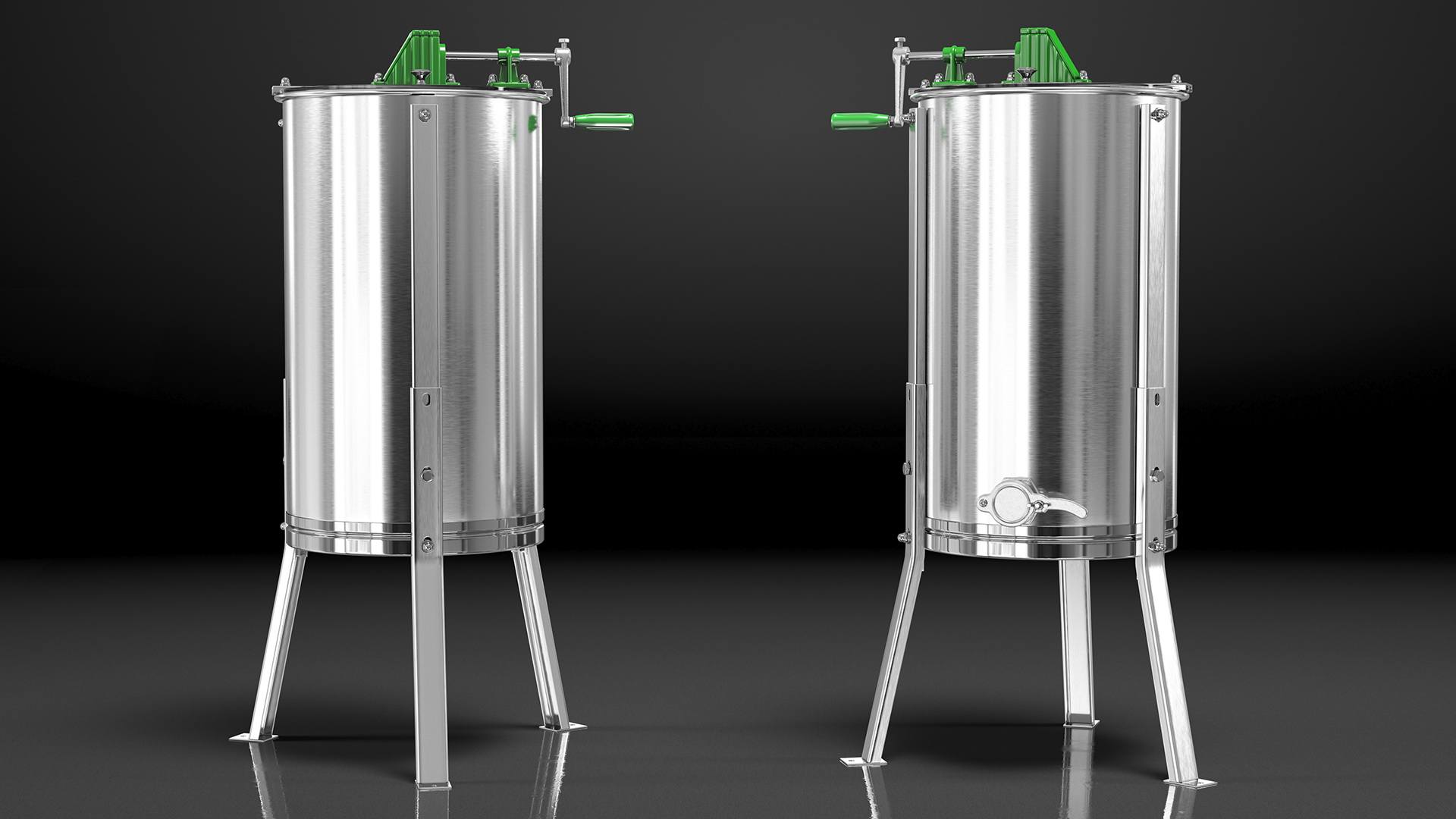 3D Stainless Steel Manual Honey Extractor model