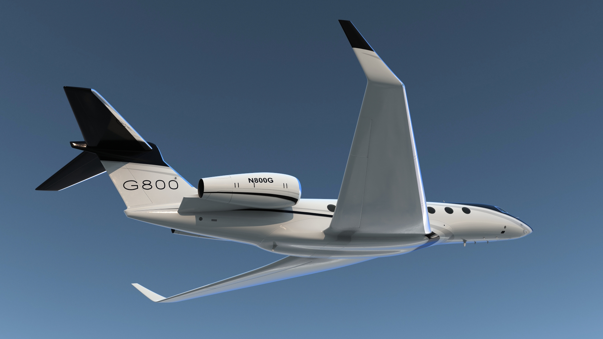 Gulfstream G800 Large Business Jet 3D model