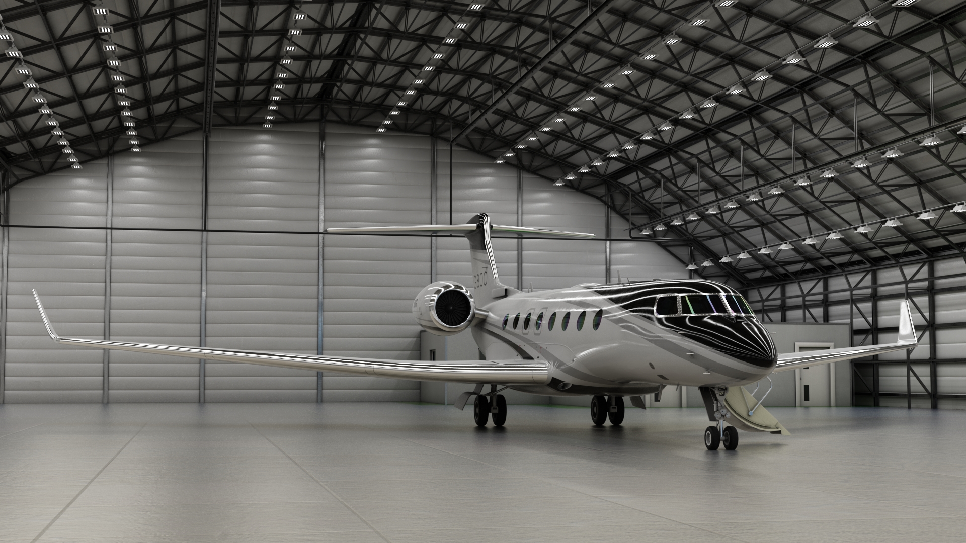 Gulfstream G800 Large Business Jet 3D model