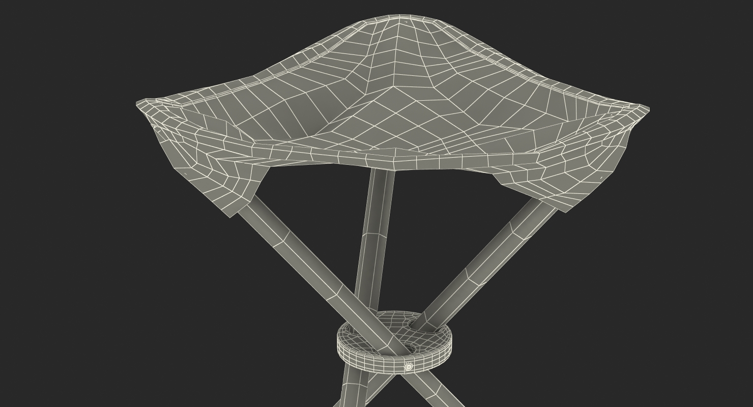 3D Telescopic Tripod Folding Chair
