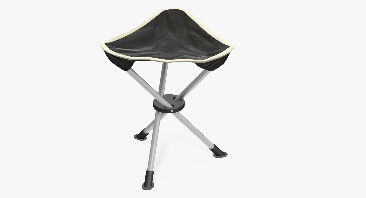 3D Telescopic Tripod Folding Chair