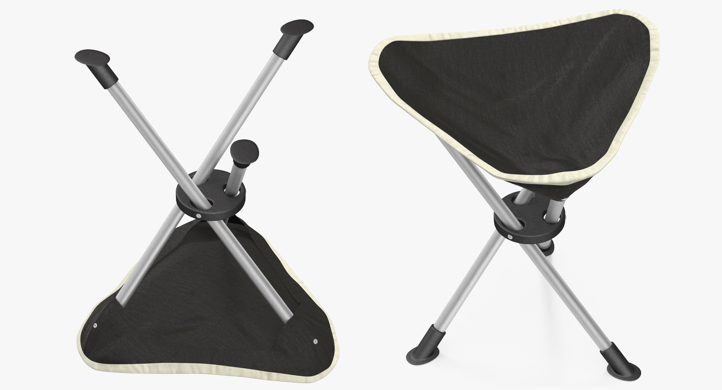 3D Telescopic Tripod Folding Chair