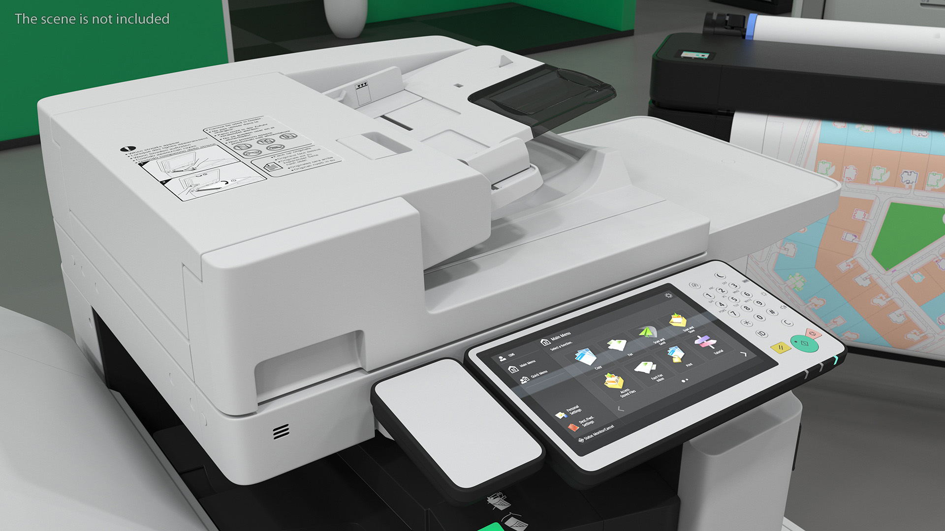 Optional Scanner for MFP IR ADVANCE 4551i II 3D model