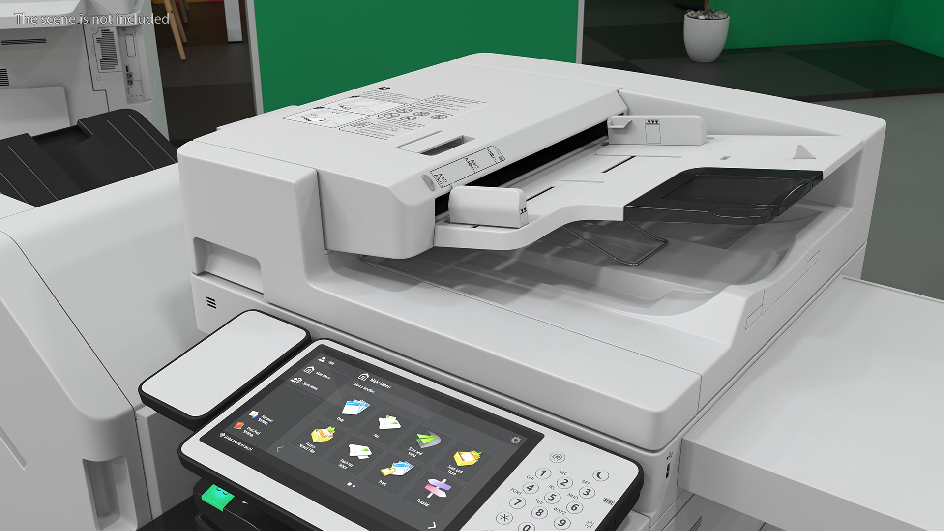 Optional Scanner for MFP IR ADVANCE 4551i II 3D model