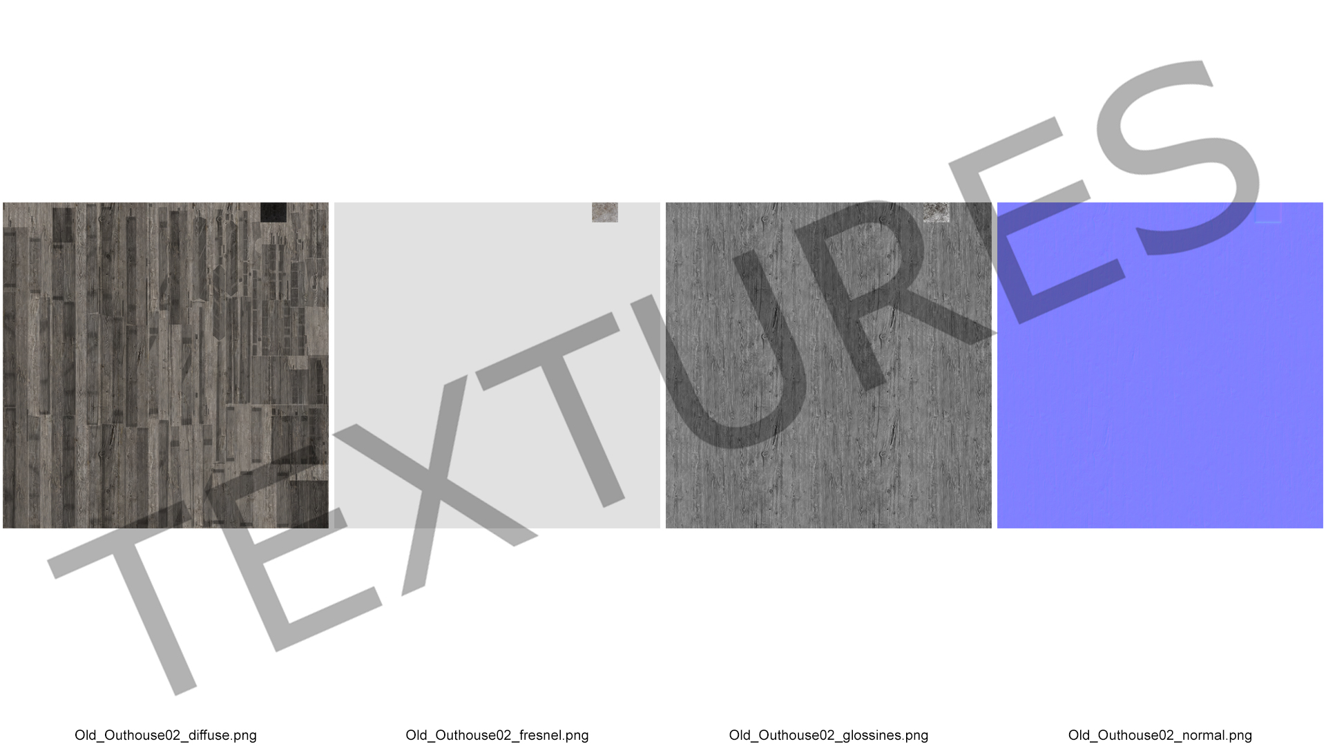 Old Wooden Outhouse 3D model