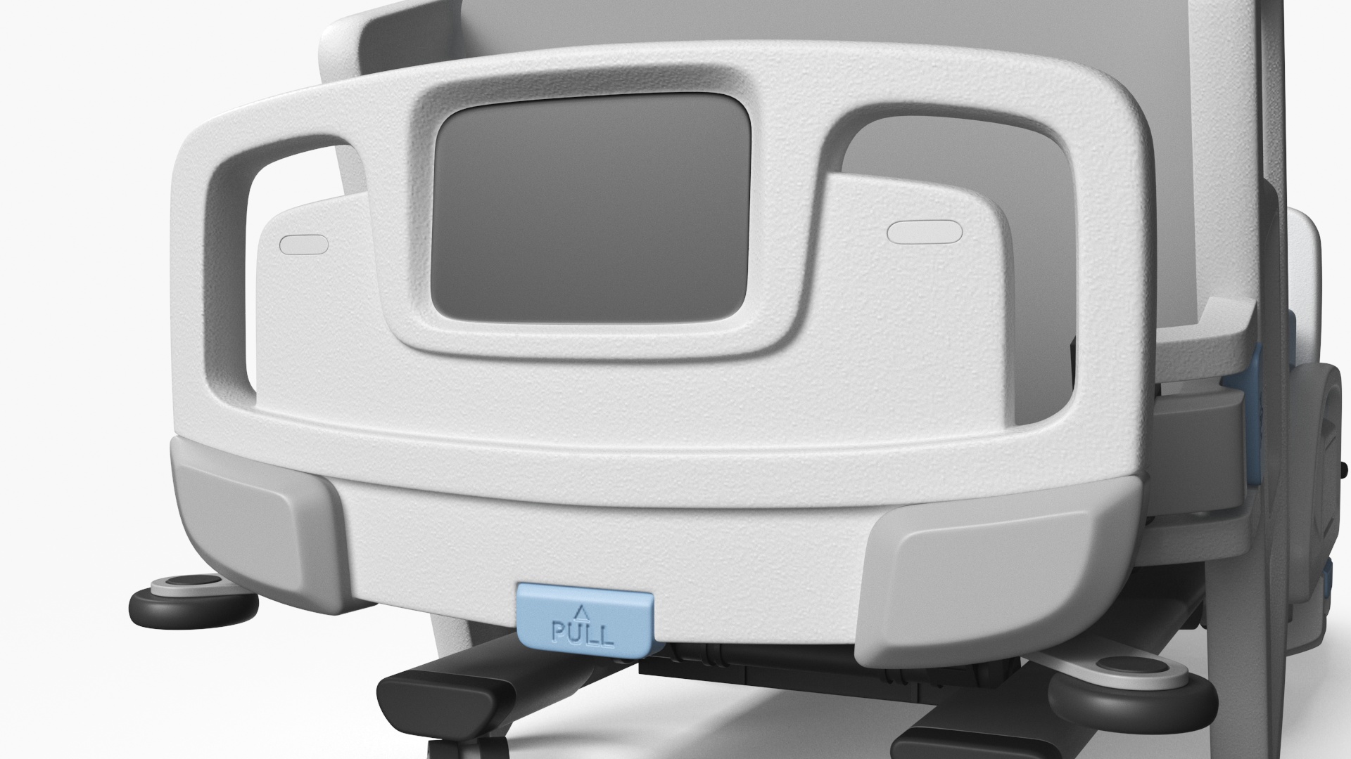 3D model Smart Hospital Bed Sitting Position Off State