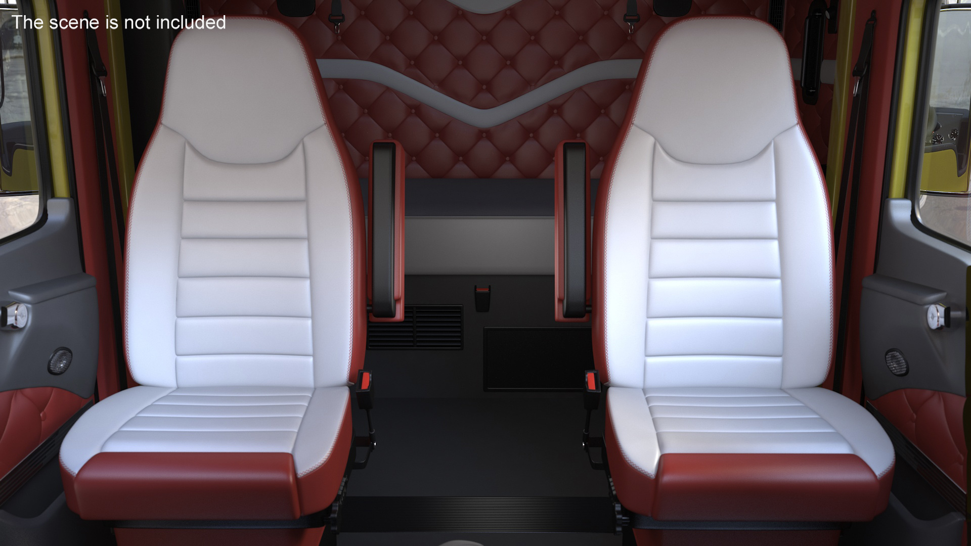 3D model Freight Truck Rigged