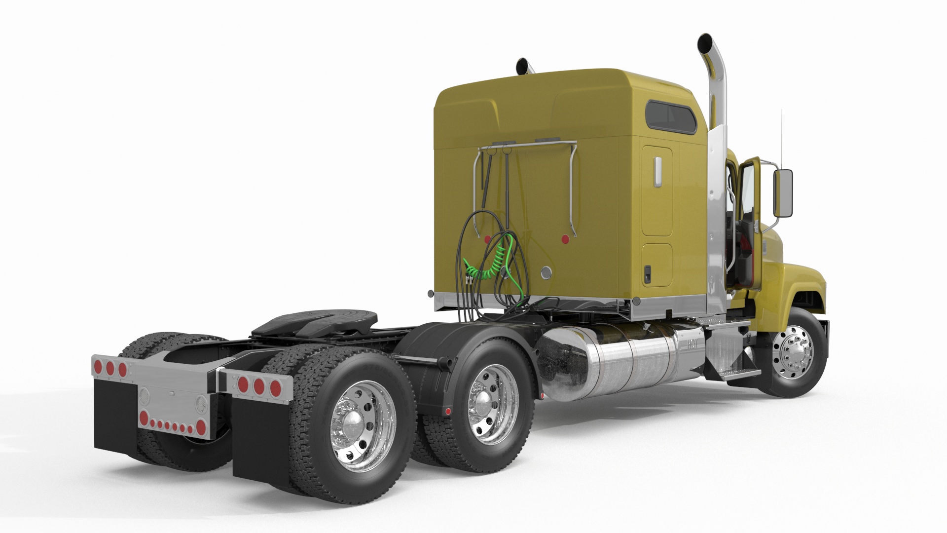 3D model Freight Truck Rigged