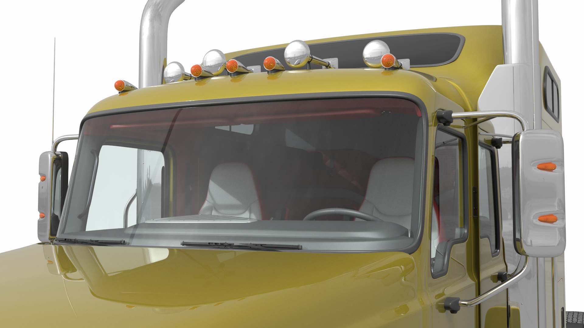 3D model Freight Truck Rigged