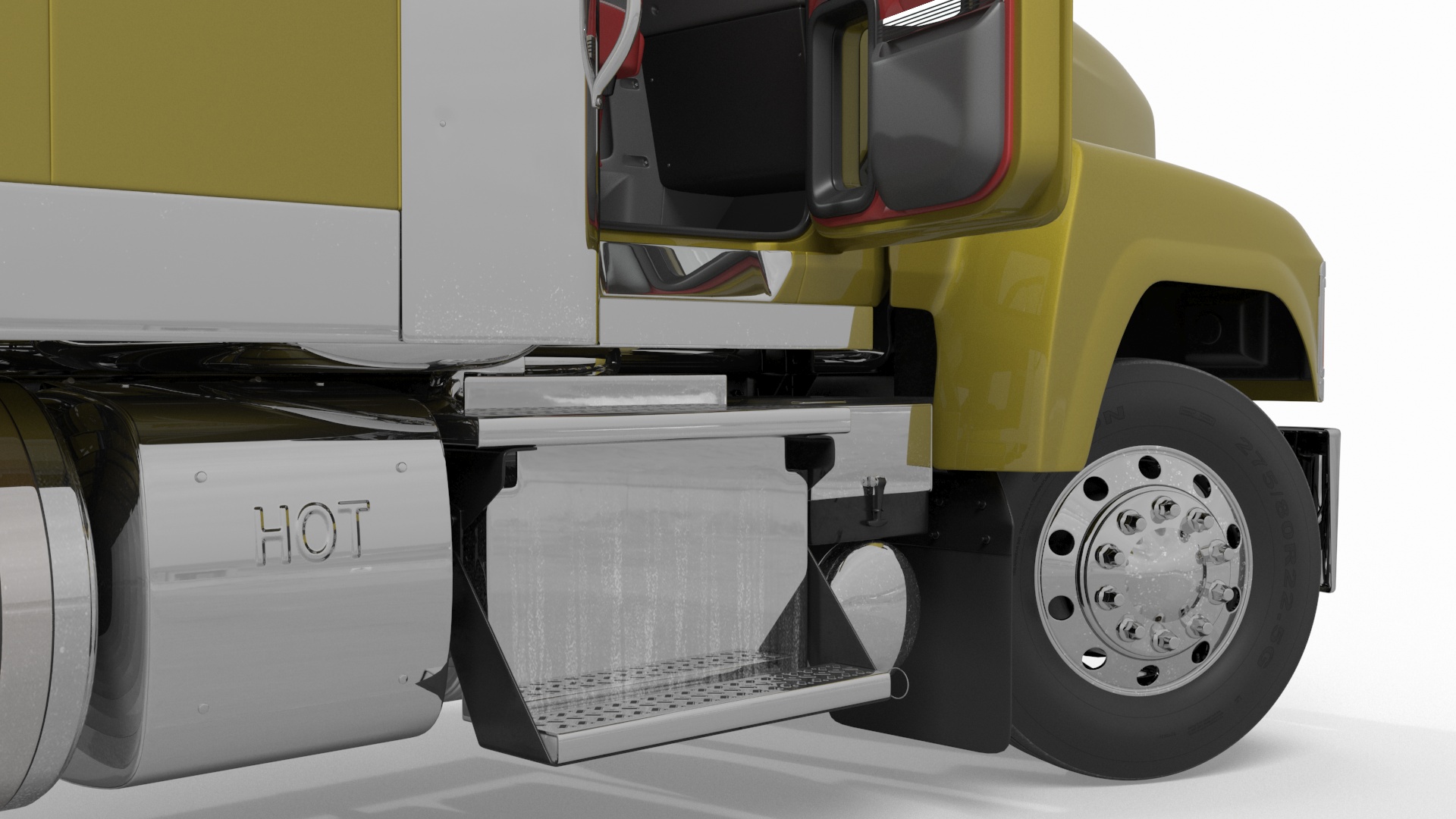 3D model Freight Truck Rigged