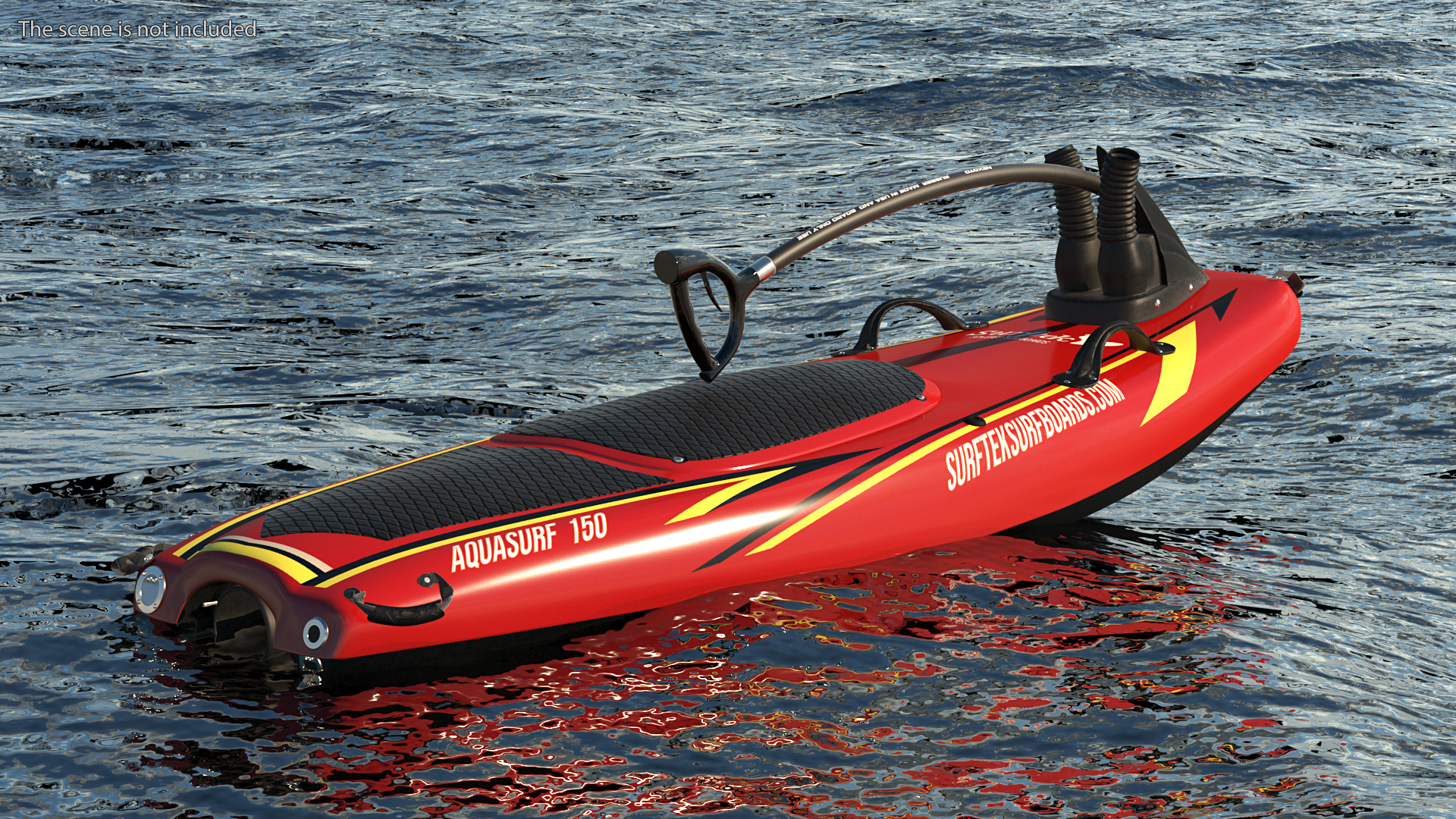 3D Surftek Aquasurf Jet Surfboard Folded Red