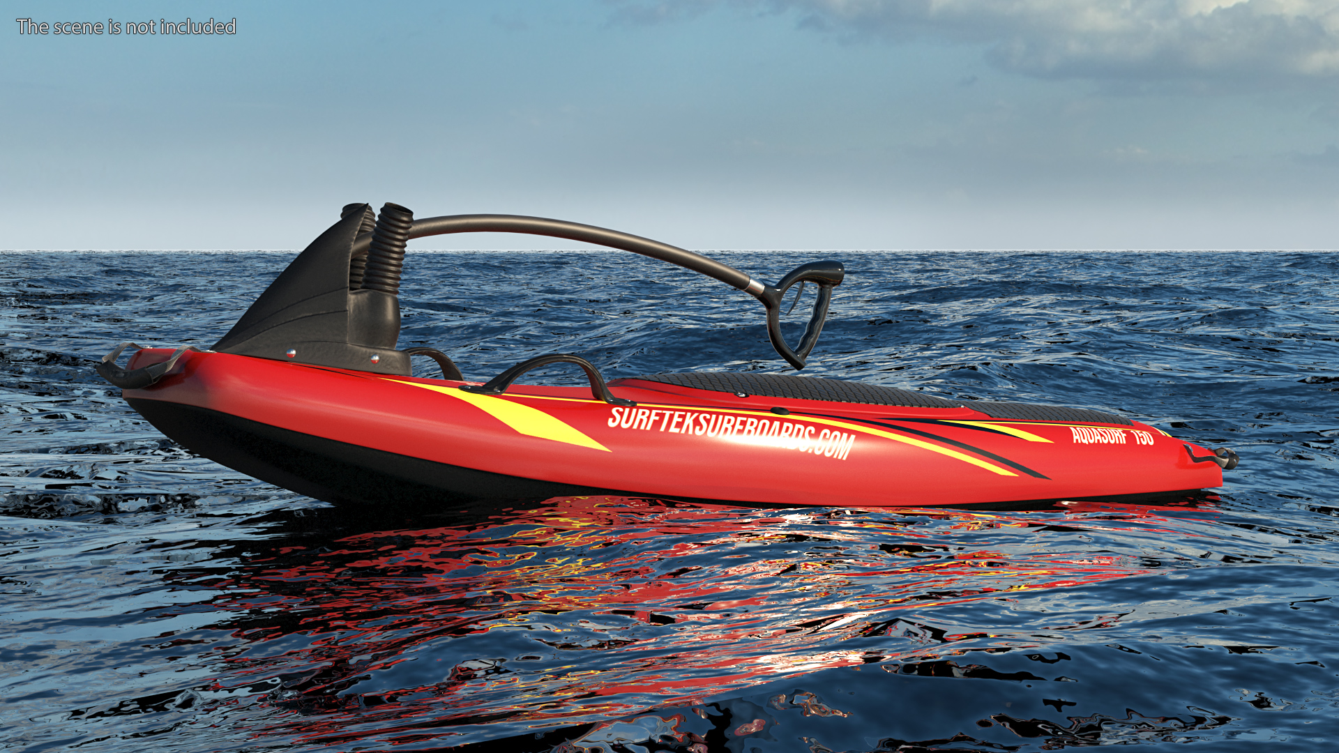 3D Surftek Aquasurf Jet Surfboard Folded Red