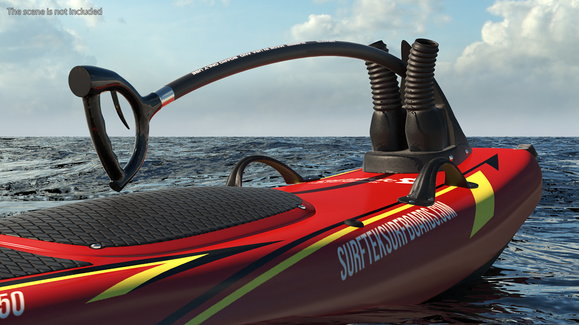3D Surftek Aquasurf Jet Surfboard Folded Red
