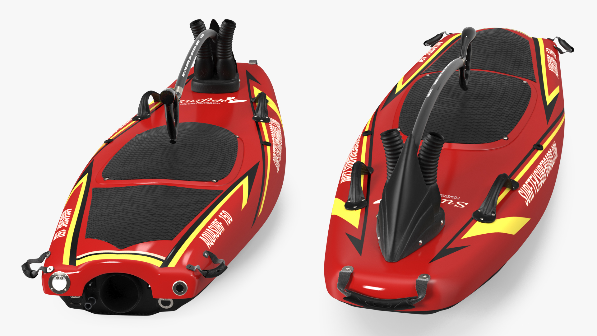 3D Surftek Aquasurf Jet Surfboard Folded Red