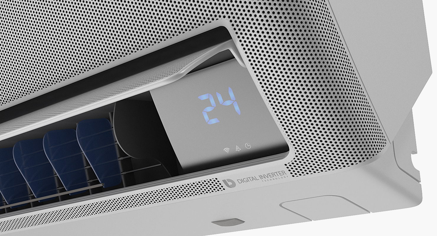 3D Samsung AR9500 Wall Mounted Air Conditioner model