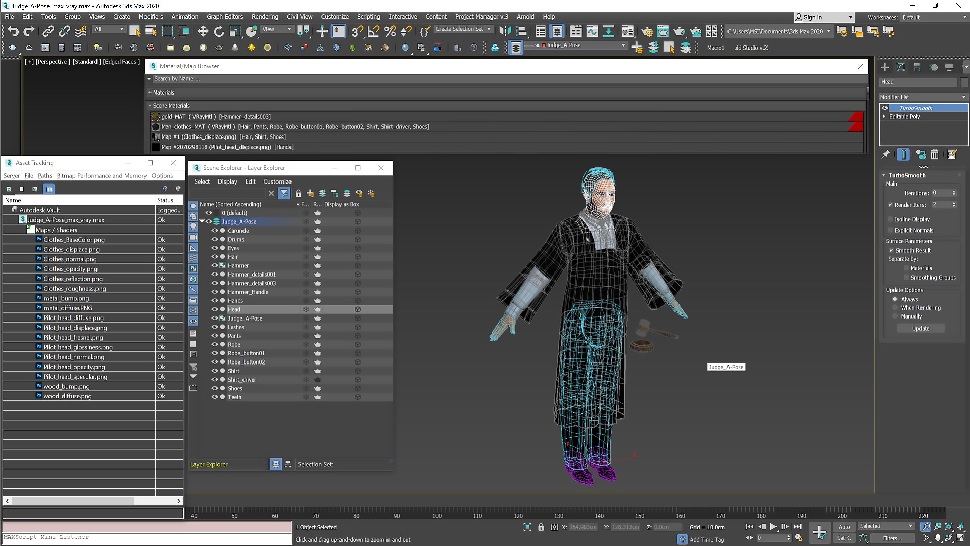 Judge A-Pose 3D