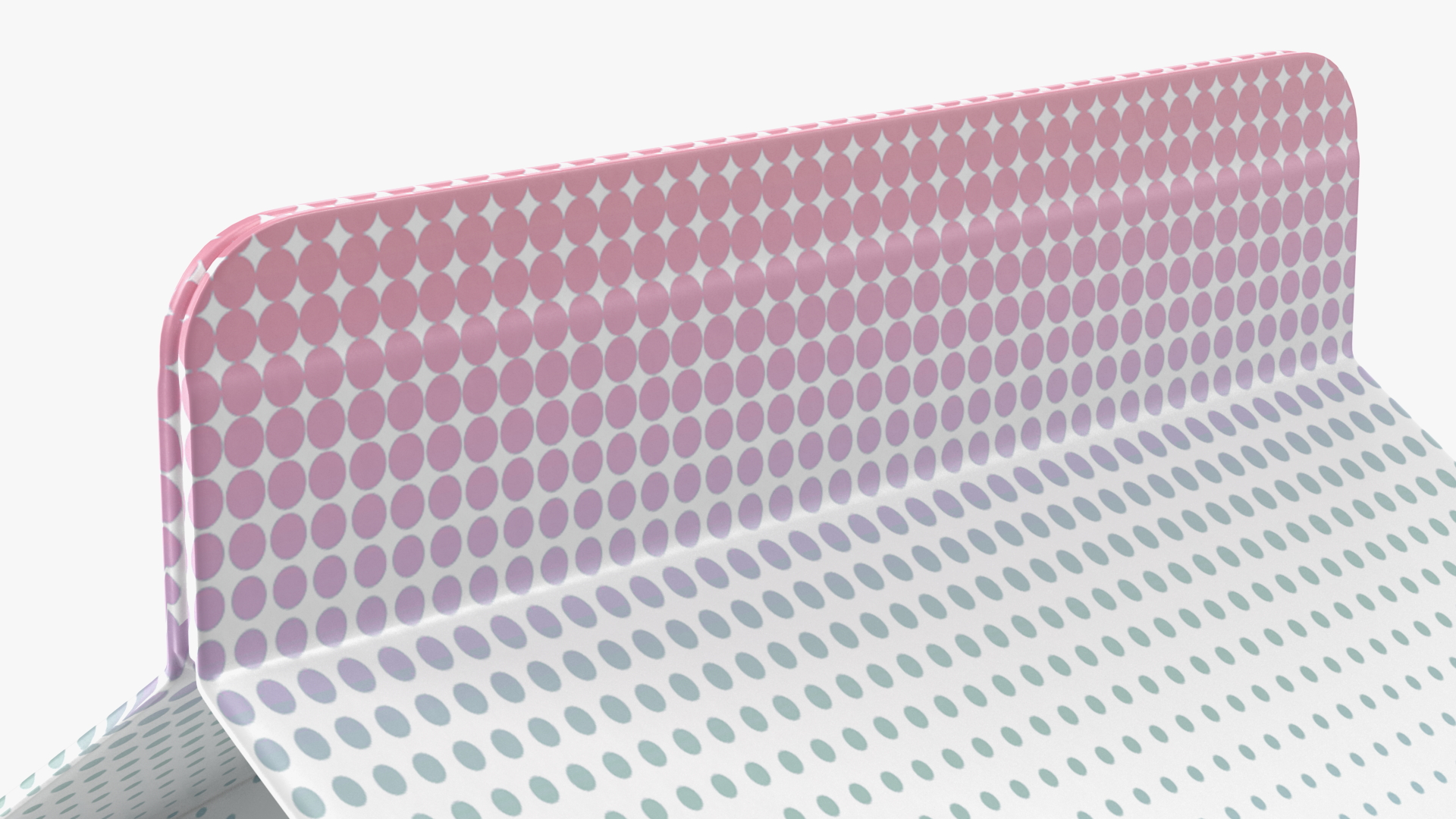 3D Gable Top Carton Package Mockup Pink