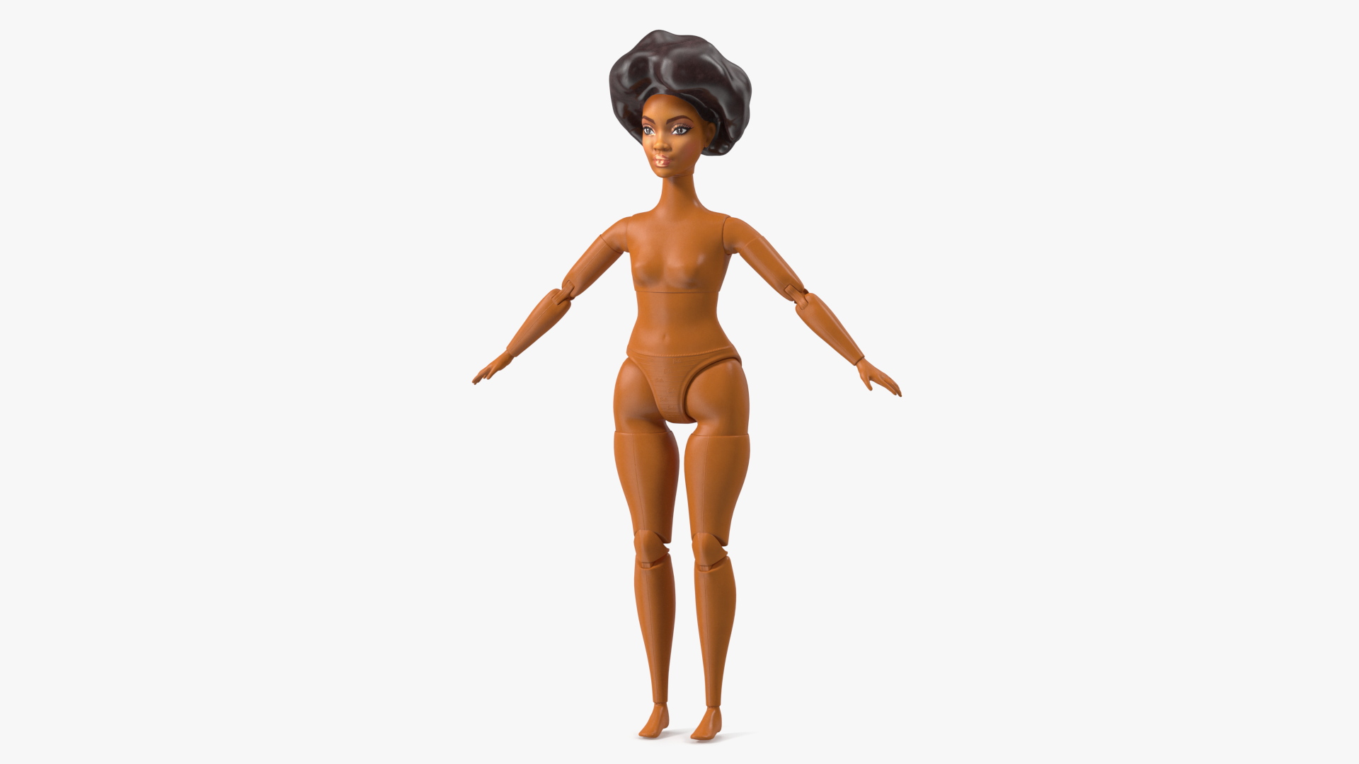 Barbie Looks Doll Elle GTD91 Rigged for Maya 3D model