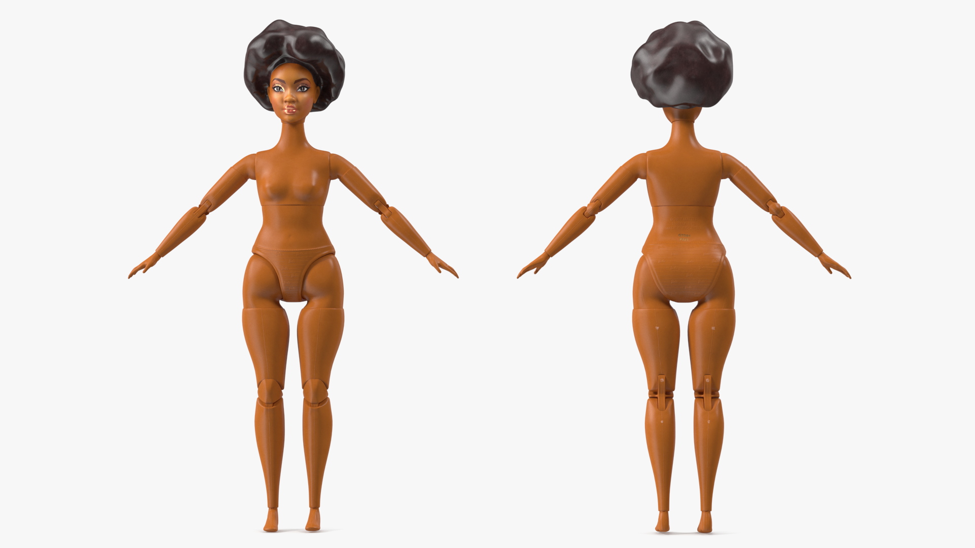Barbie Looks Doll Elle GTD91 Rigged for Maya 3D model