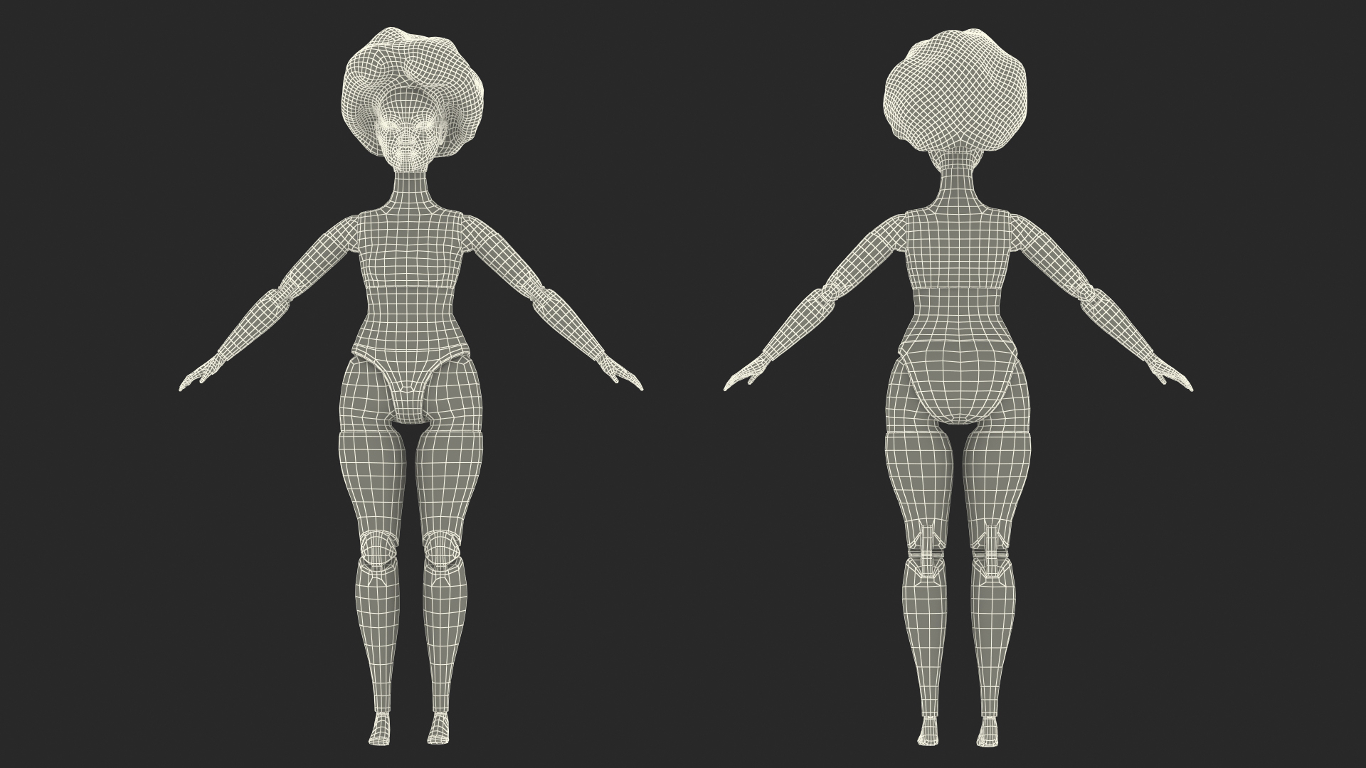 Barbie Looks Doll Elle GTD91 Rigged for Maya 3D model