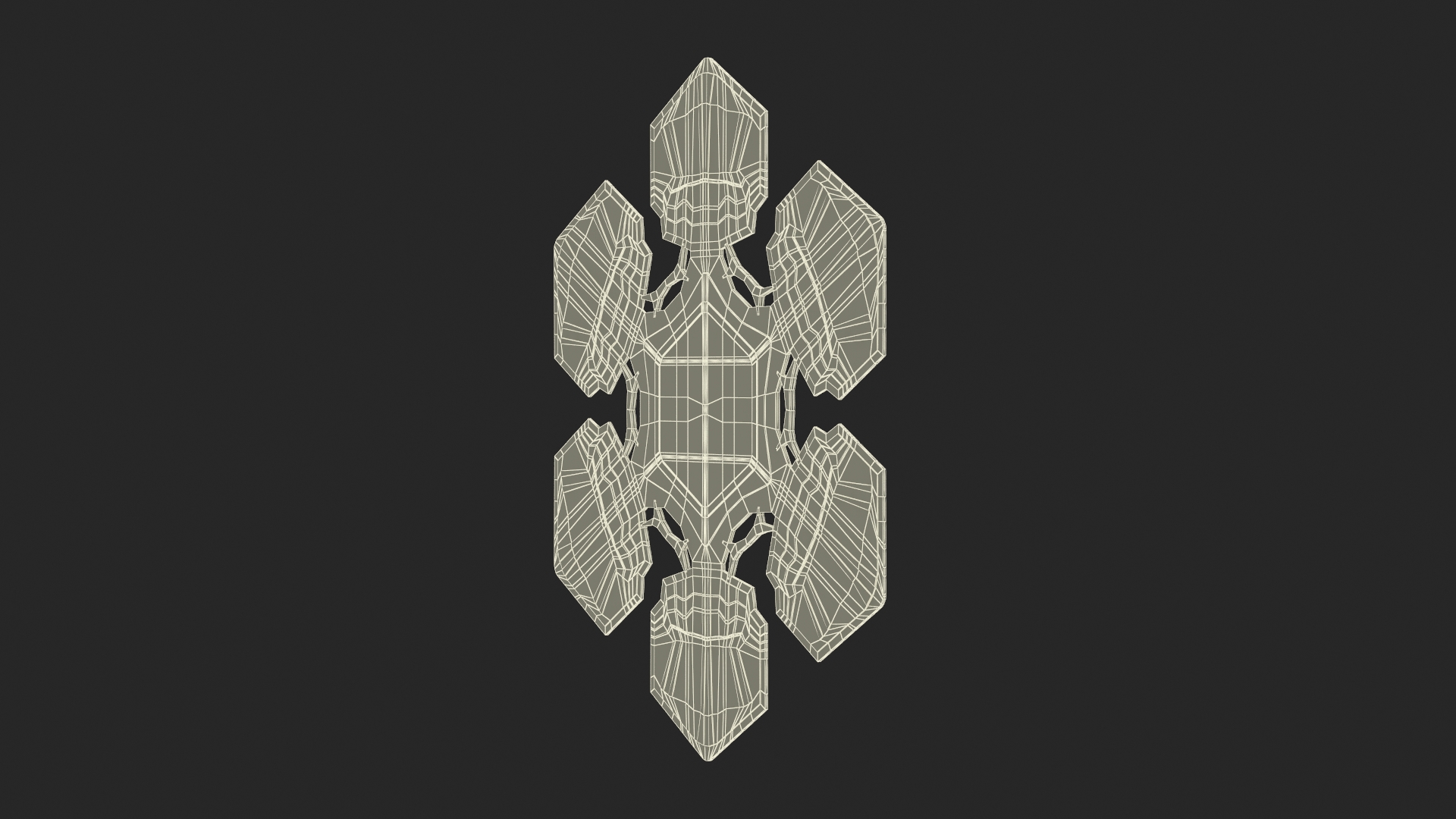 Realistic Snowflake 3D model
