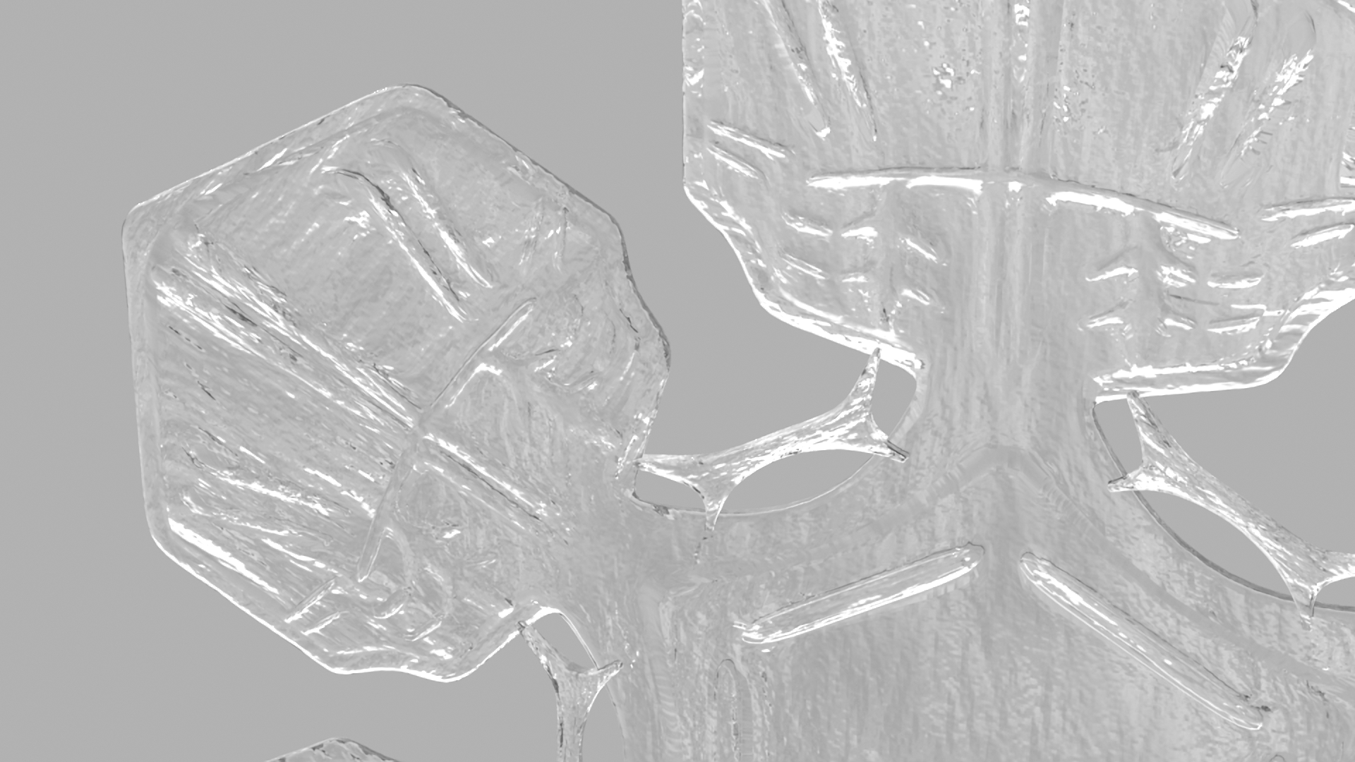 Realistic Snowflake 3D model