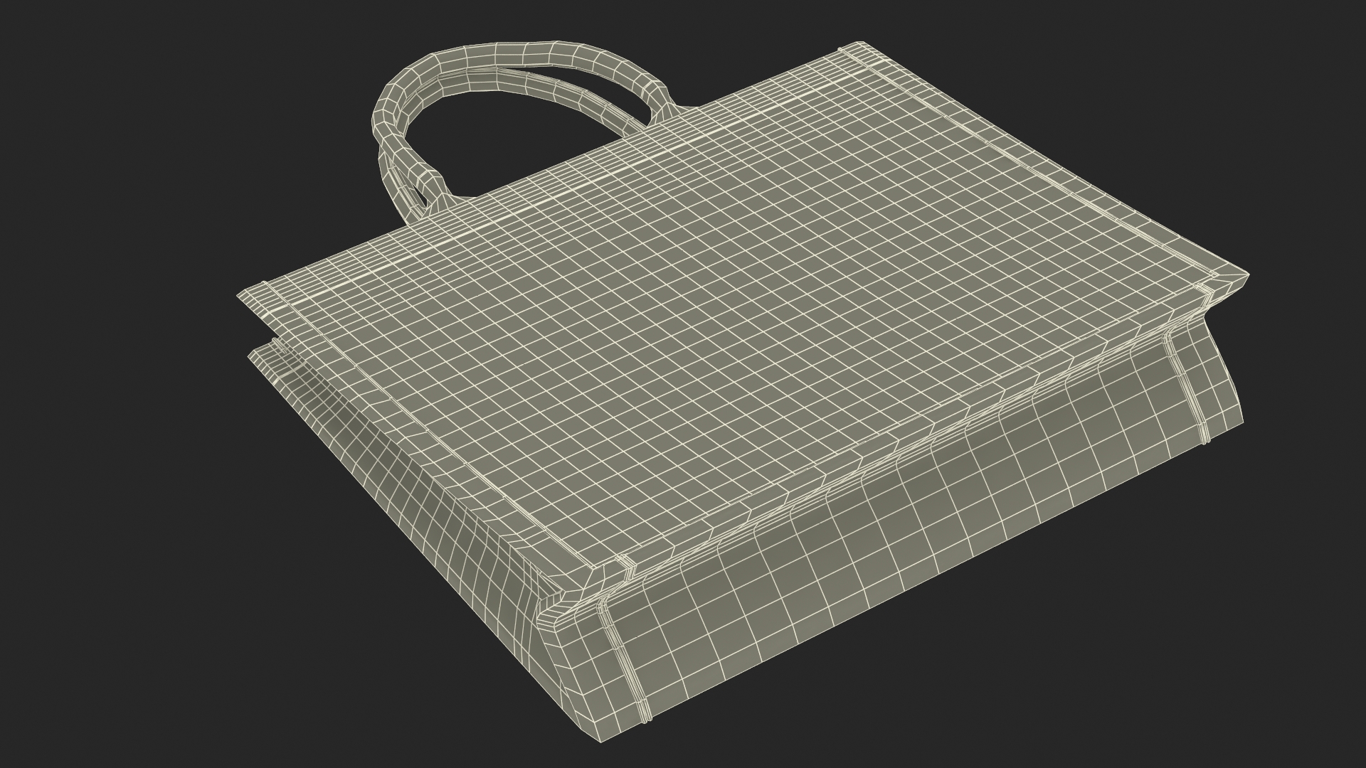 Book Tote Bag Cristian Dior Navy Blue 3D